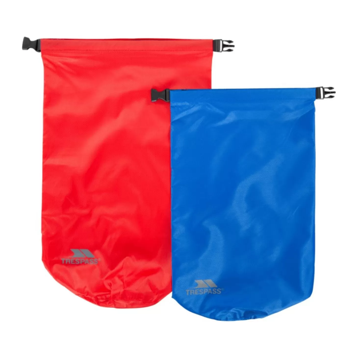 Trespass Dry Bag Saet - 10L Bla Og 15L Rod