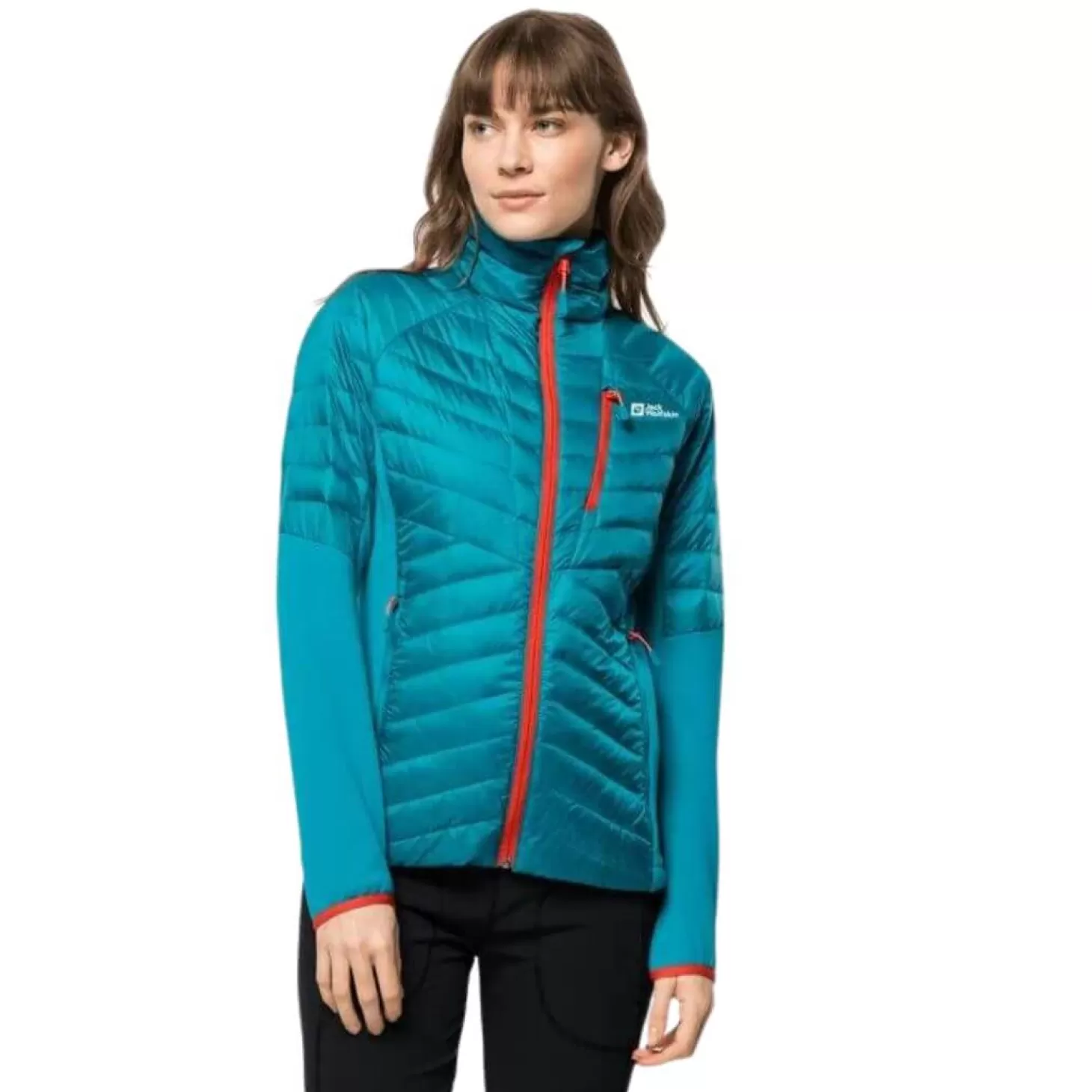Dame Jack Wolfskin Dunjakke Til Dame - Nebelhorn Down Hybrid W - Bla