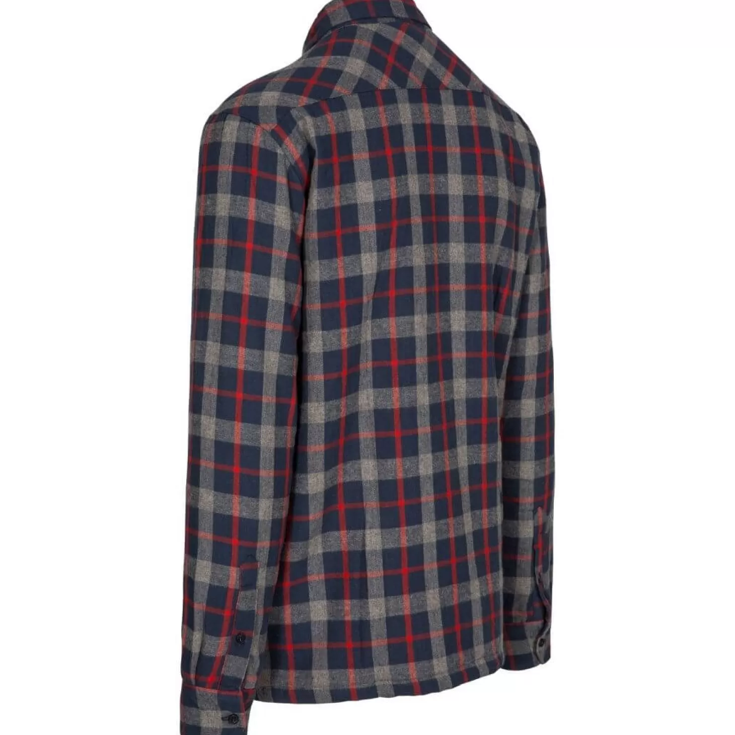 Herre Trespass Fleece Skjorte Til Herre - Rapeseed - Navy Check