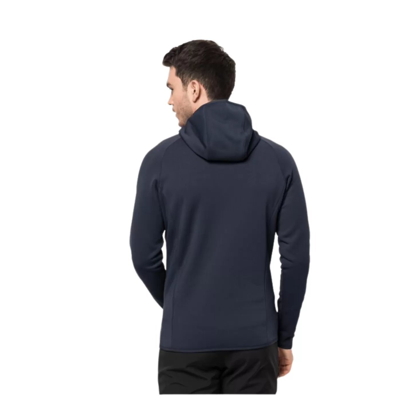 Herre Jack Wolfskin Fleecejakke Til Herre - Baiselberg Hooded Fz M - Bla