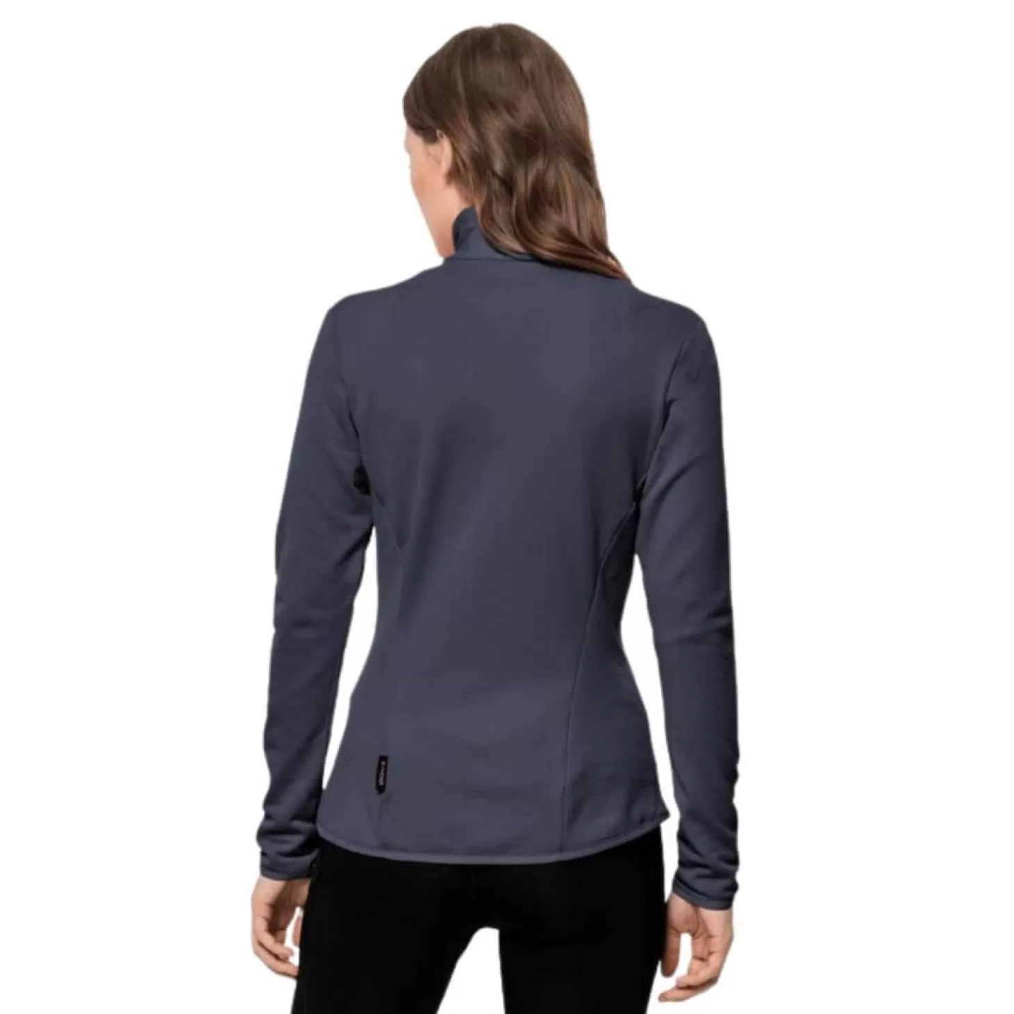 Dame Jack Wolfskin Fleecetroje Til Dame - Peak Grid Fleece W - Gra