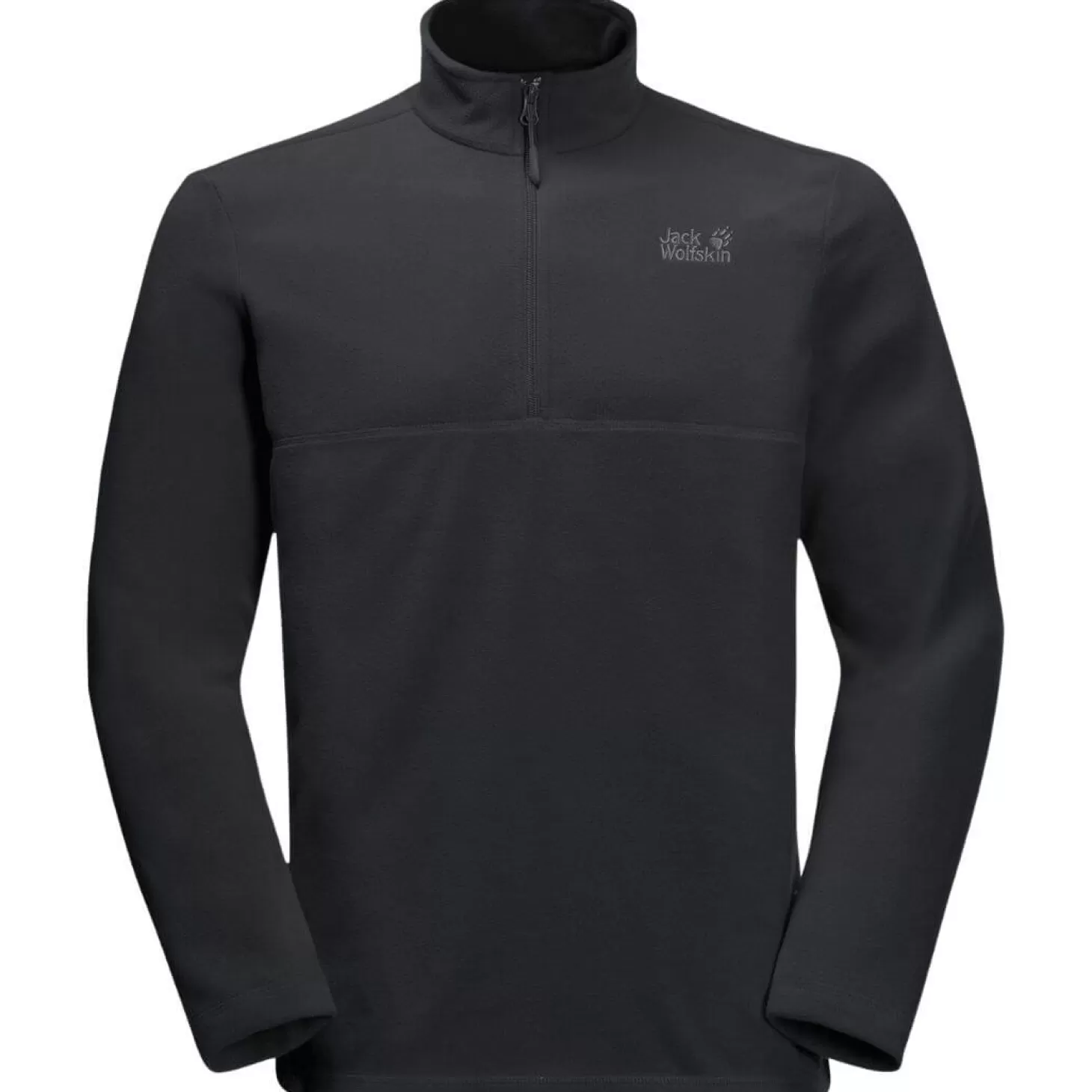 Herre Jack Wolfskin Fleecetroje Til Herre - Gecko - Sort