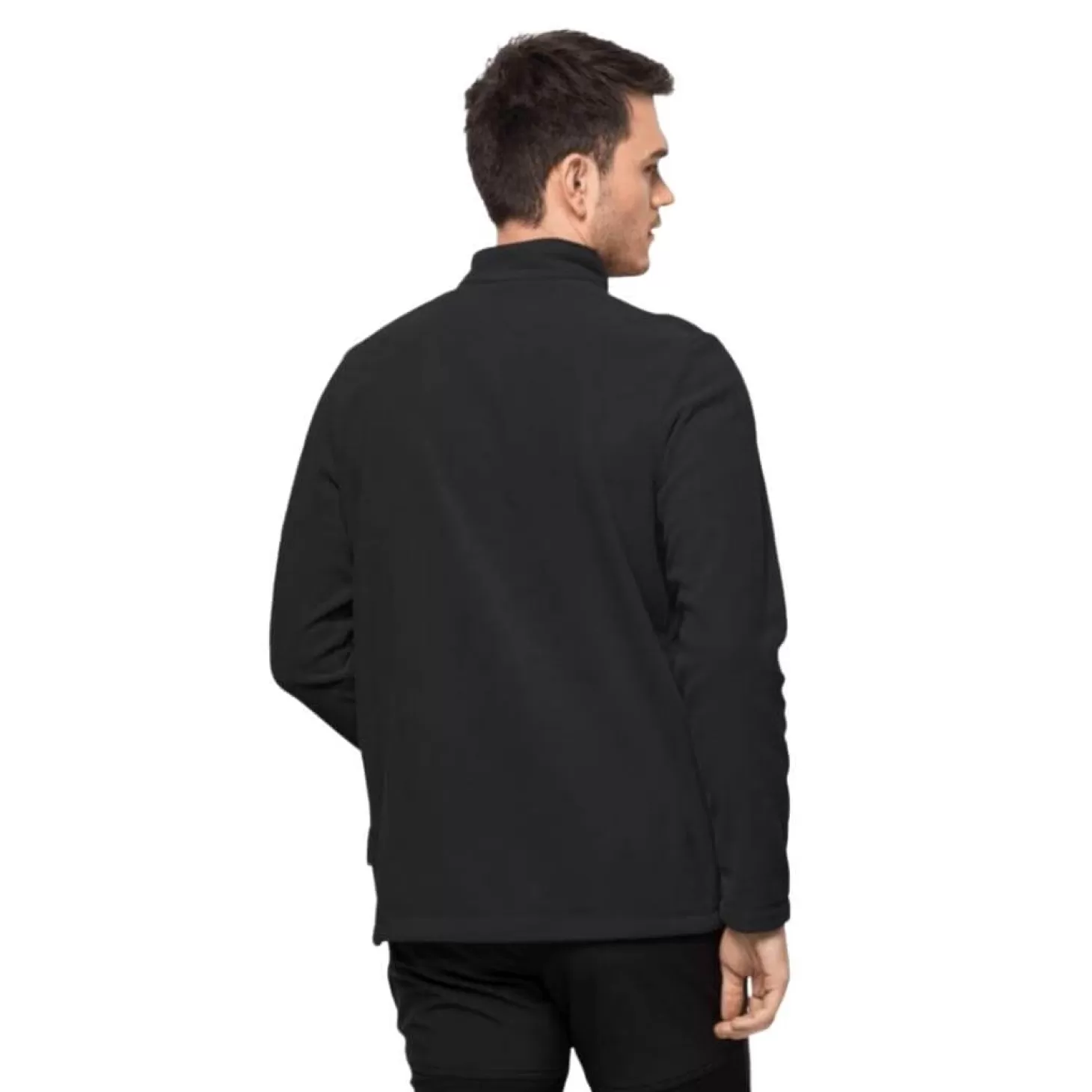 Herre Jack Wolfskin Fleecetroje Til Herre - Taunus Hz M - Sort
