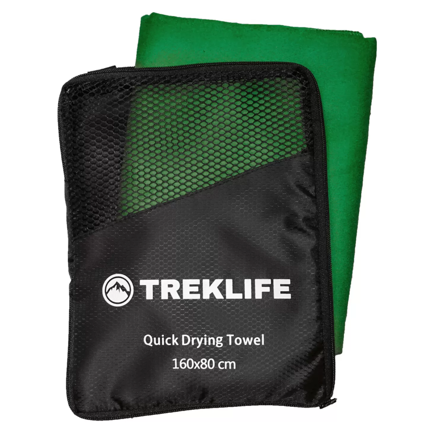 Treklife Hurtigtørrende Microfiber Handklaede - 160X80 Cm -