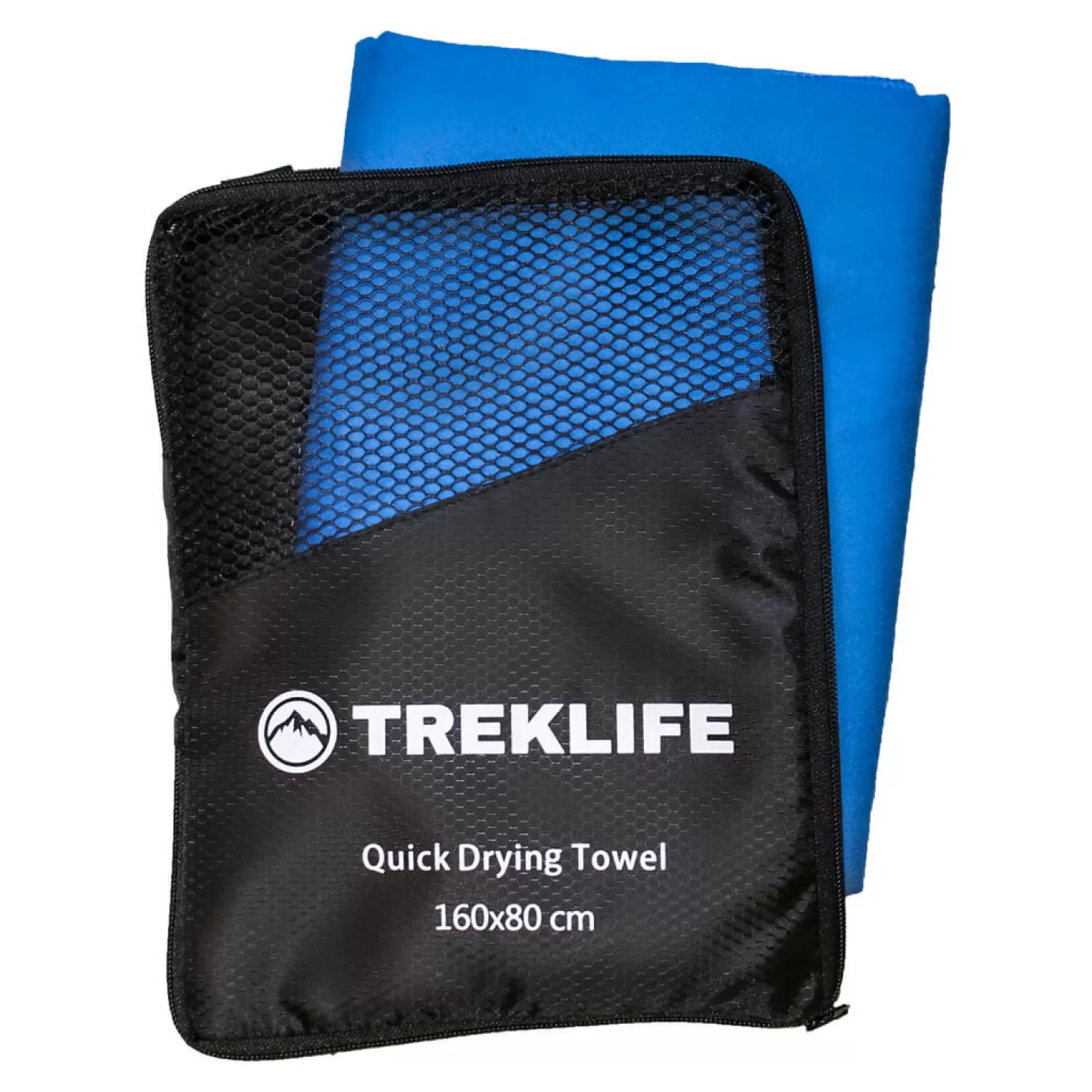 Treklife Hurtigtørrende Microfiber Handklaede - 160X80 Cm -