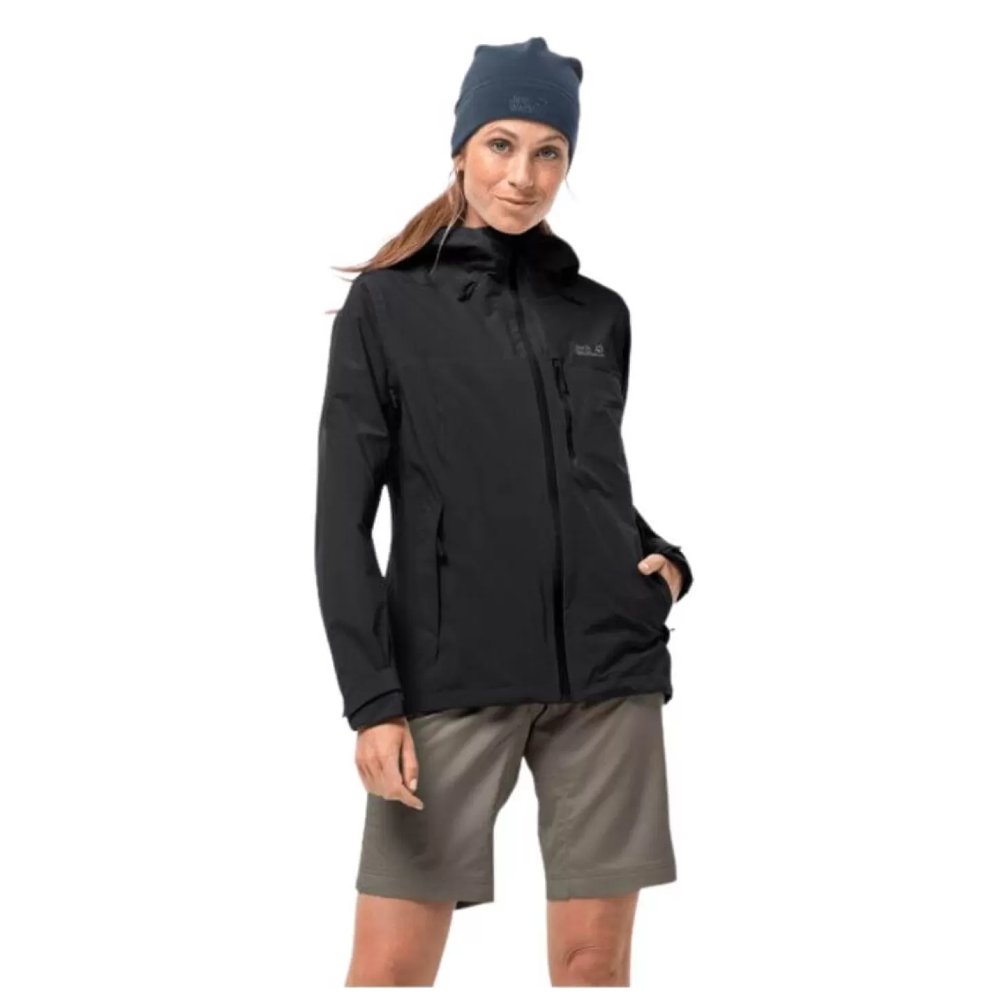 Dame Jack Wolfskin Jakke Til Dame - Go Hike Jacket W - Sort