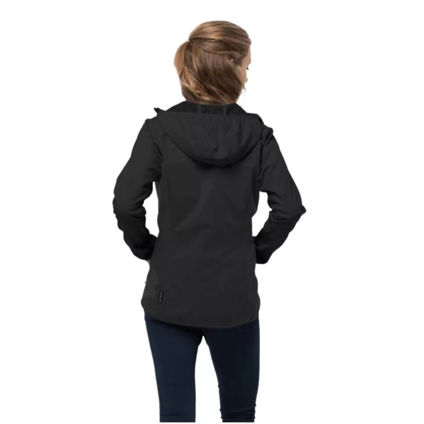 Dame Jack Wolfskin Jakke Til Dame - Go Hike Softshell W - Sort
