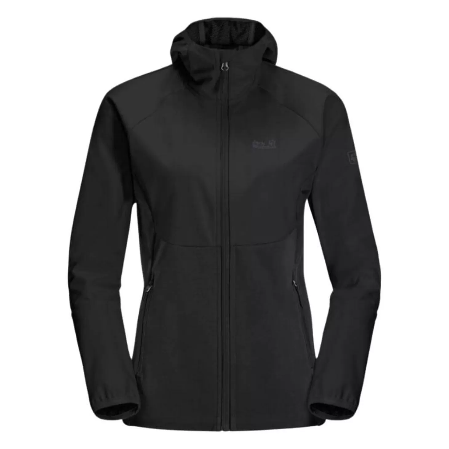 Dame Jack Wolfskin Jakke Til Dame - Go Hike Softshell W - Sort
