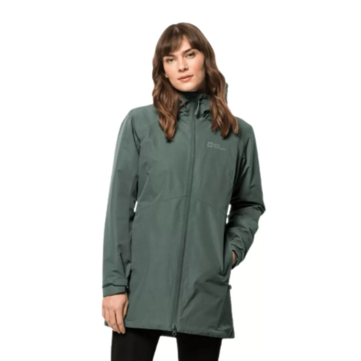 Dame Jack Wolfskin Jakke Til Dame - Heidelstein Ins Jkt W - Gron