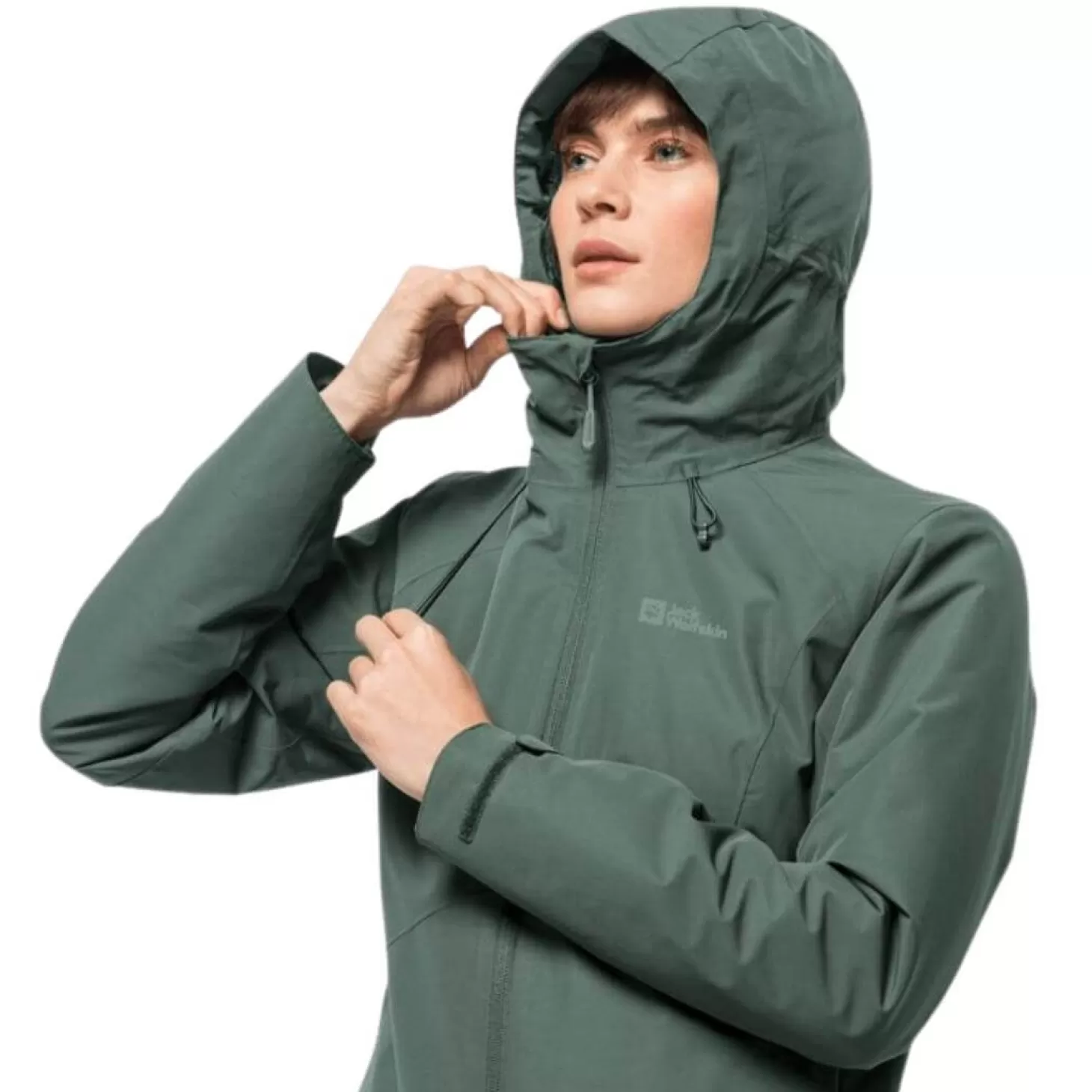 Dame Jack Wolfskin Jakke Til Dame - Heidelstein Ins Jkt W - Gron