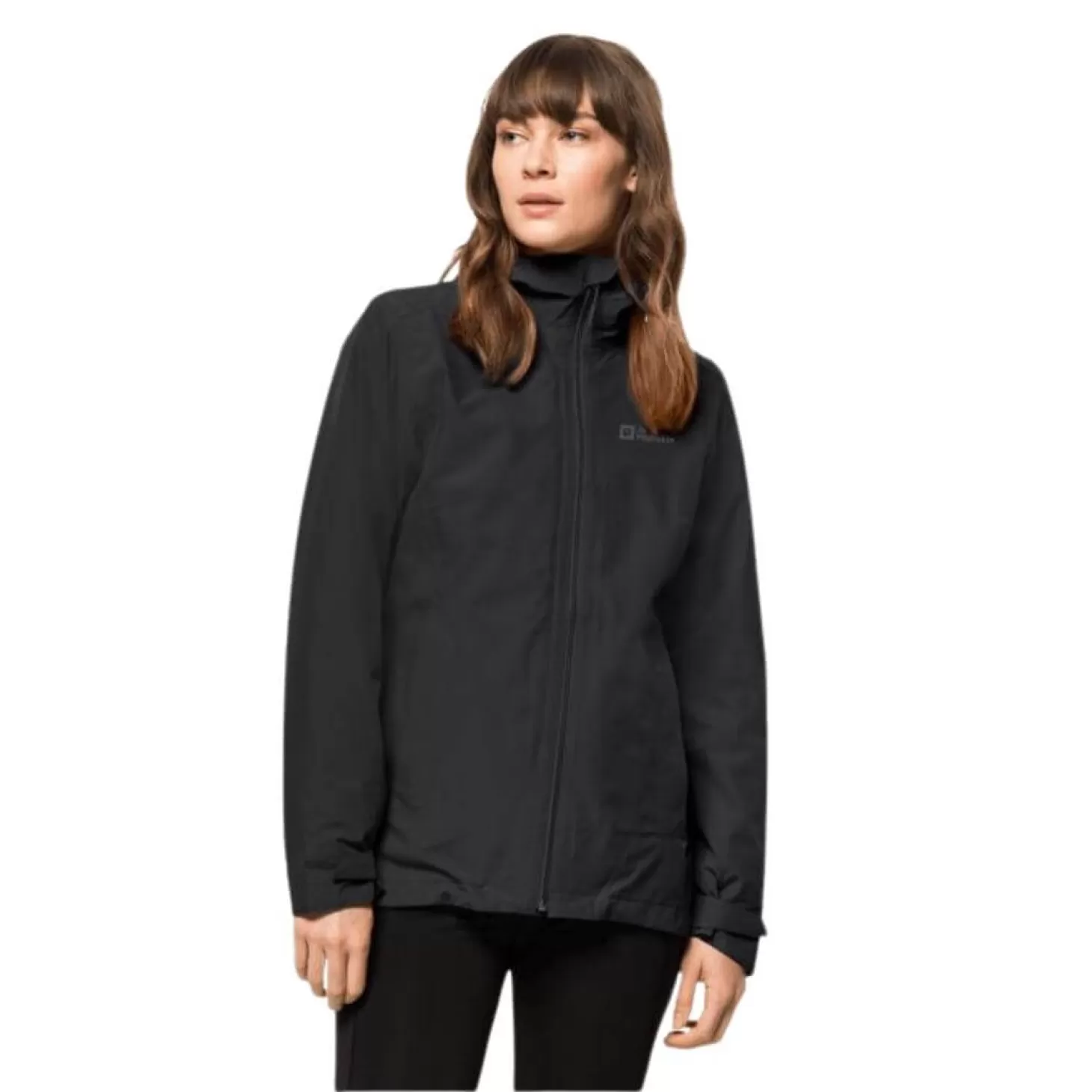 Dame Jack Wolfskin Jakke Til Dame - Moonrise 3-In-1 Jkt W - Sort