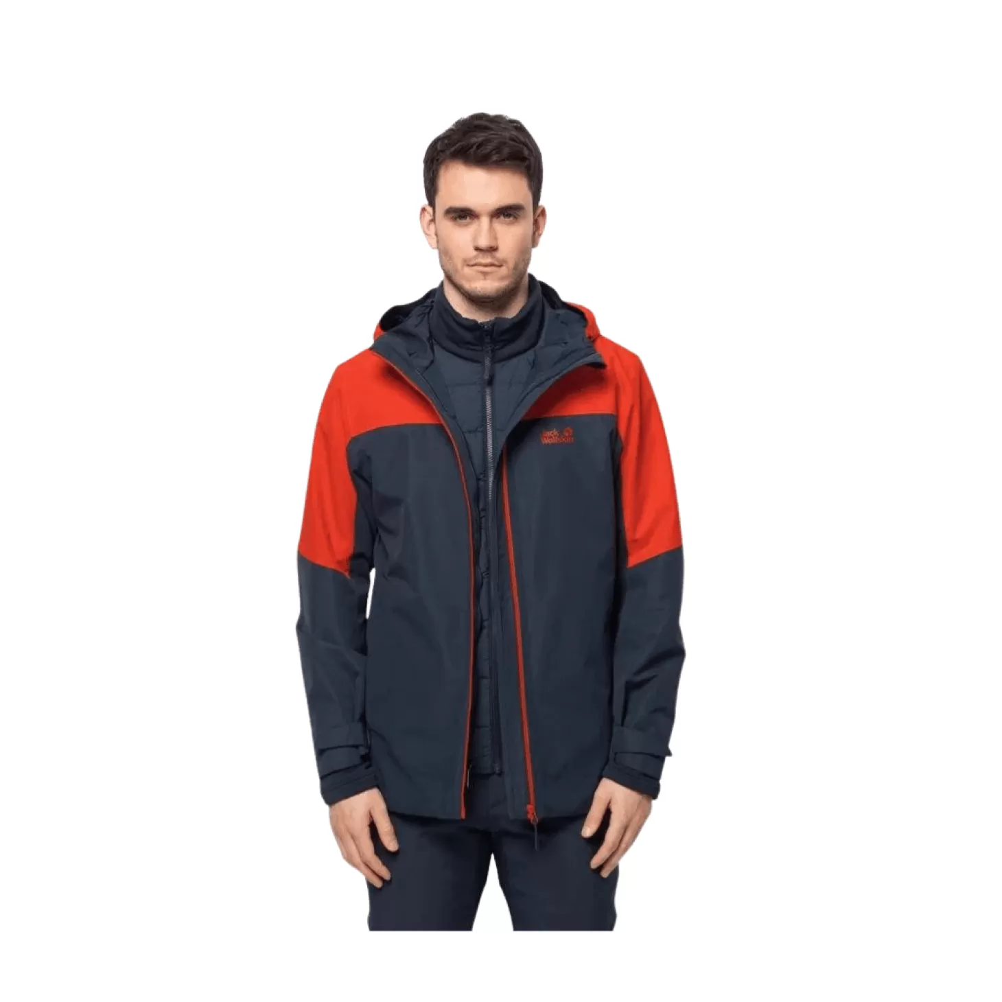 Herre Jack Wolfskin Jakke Til Herre – Glaabach 3 In 1 Jkt M