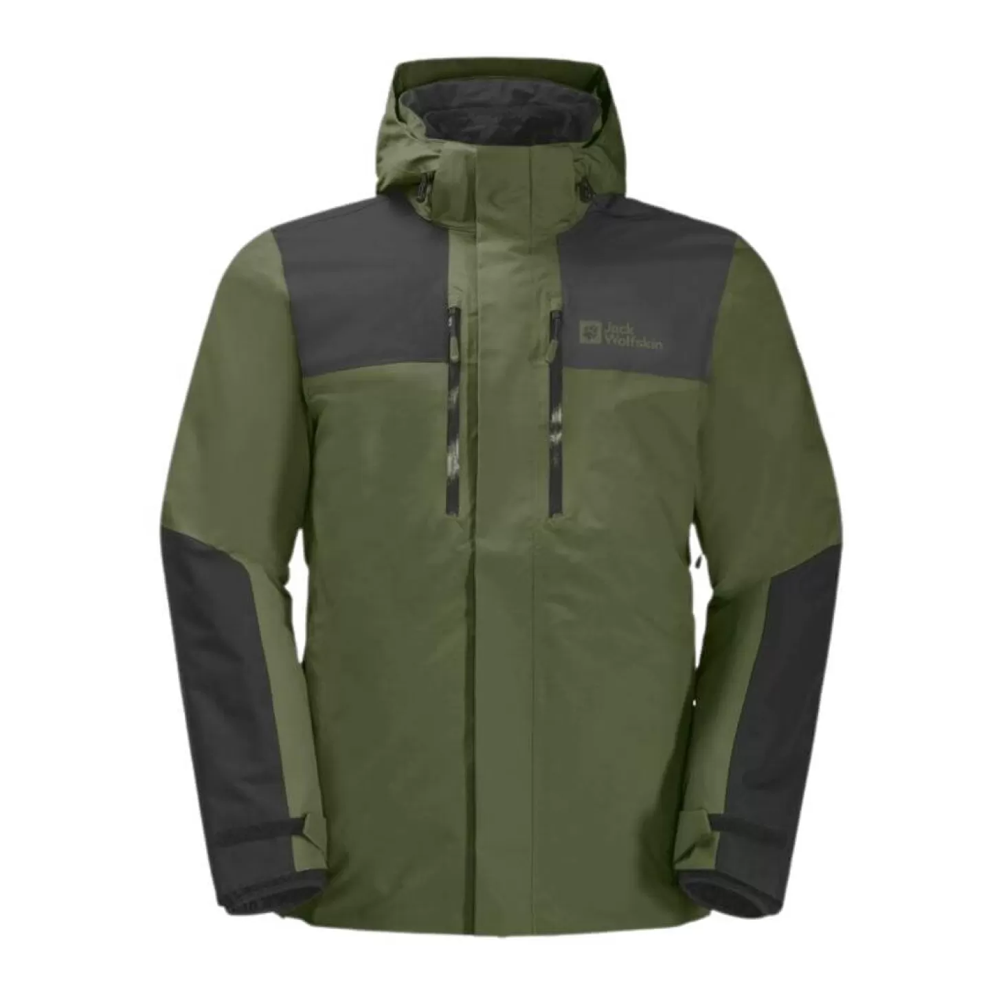 Herre Jack Wolfskin Jakke Til Herre - Jasper 3-In-1 Jacket M - Gron