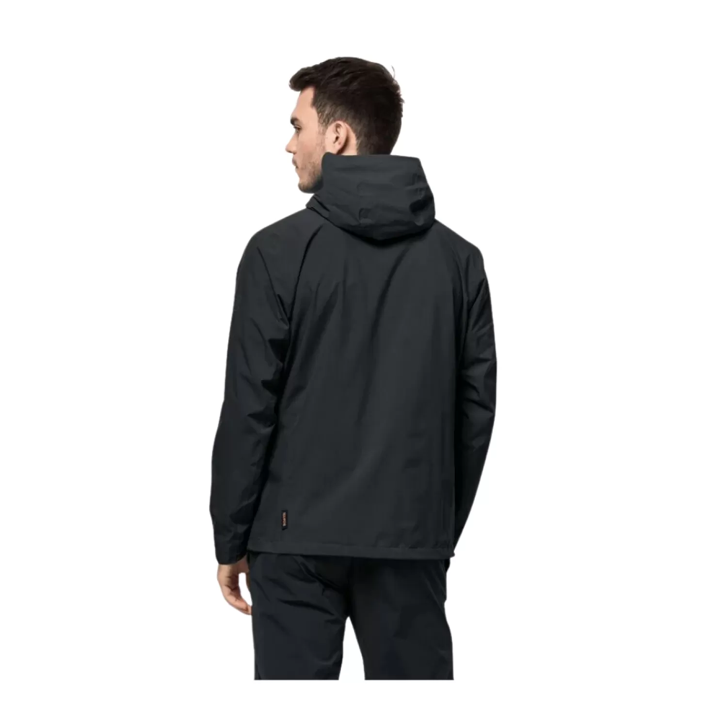 Herre Jack Wolfskin Jakke Til Herre - Pack & Go Shell M - Sort