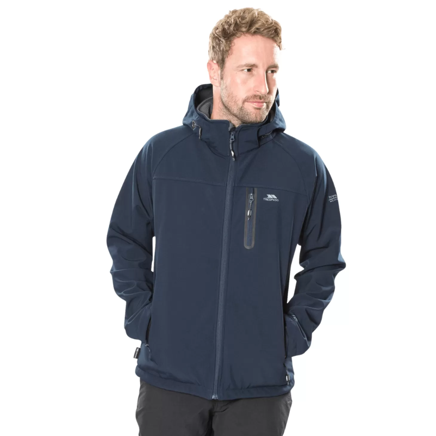 Herre Trespass Jakke Til Herre - Accelerator Ll - Softshell - Bla