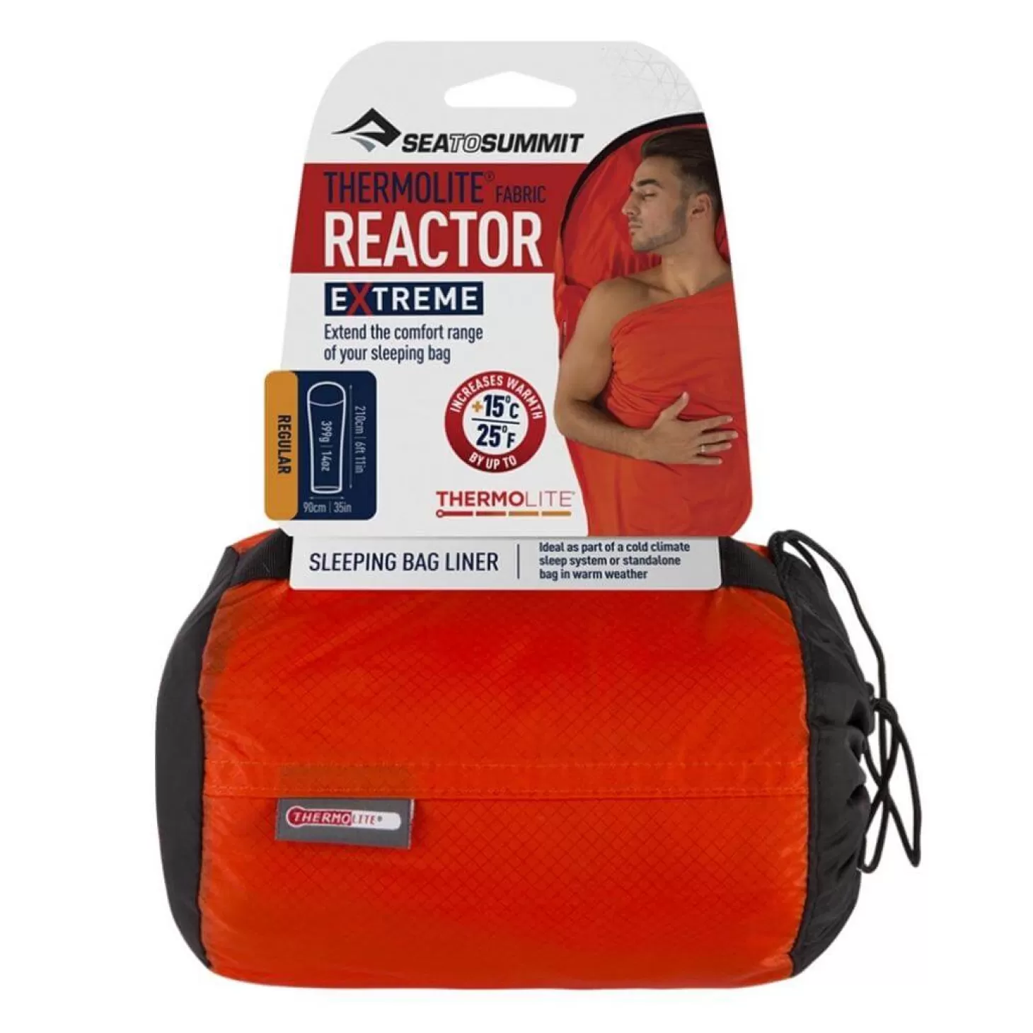 Sea To Summit Lagenpose - Reactor Extreme - Thermolite Mummy Liner - Rod
