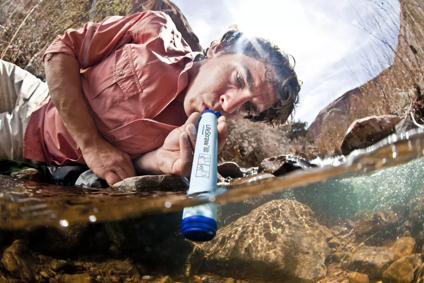 Lifestraw - Personligt Vandfilter - Bla