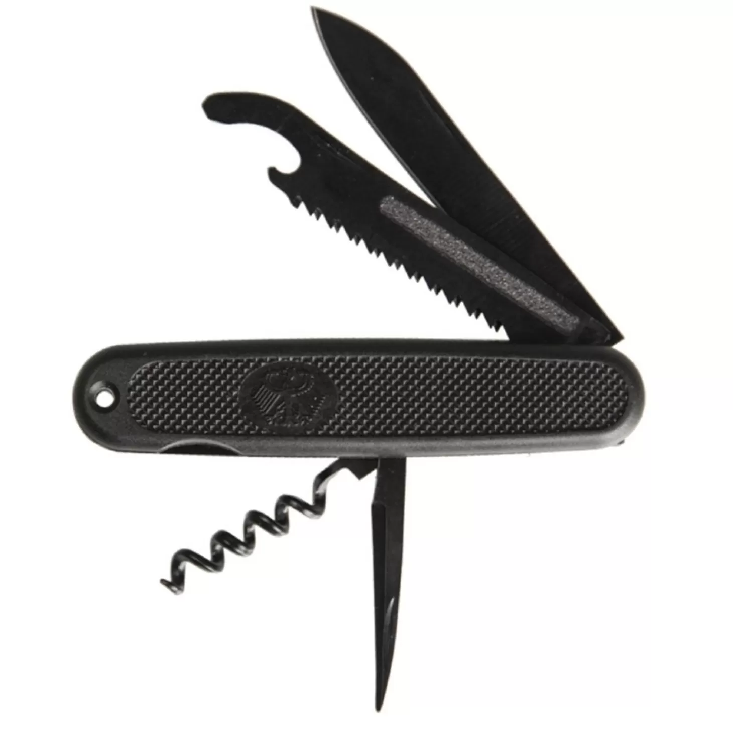 Mil-Tec Lommekniv - Black German Pocket Knife - Stal