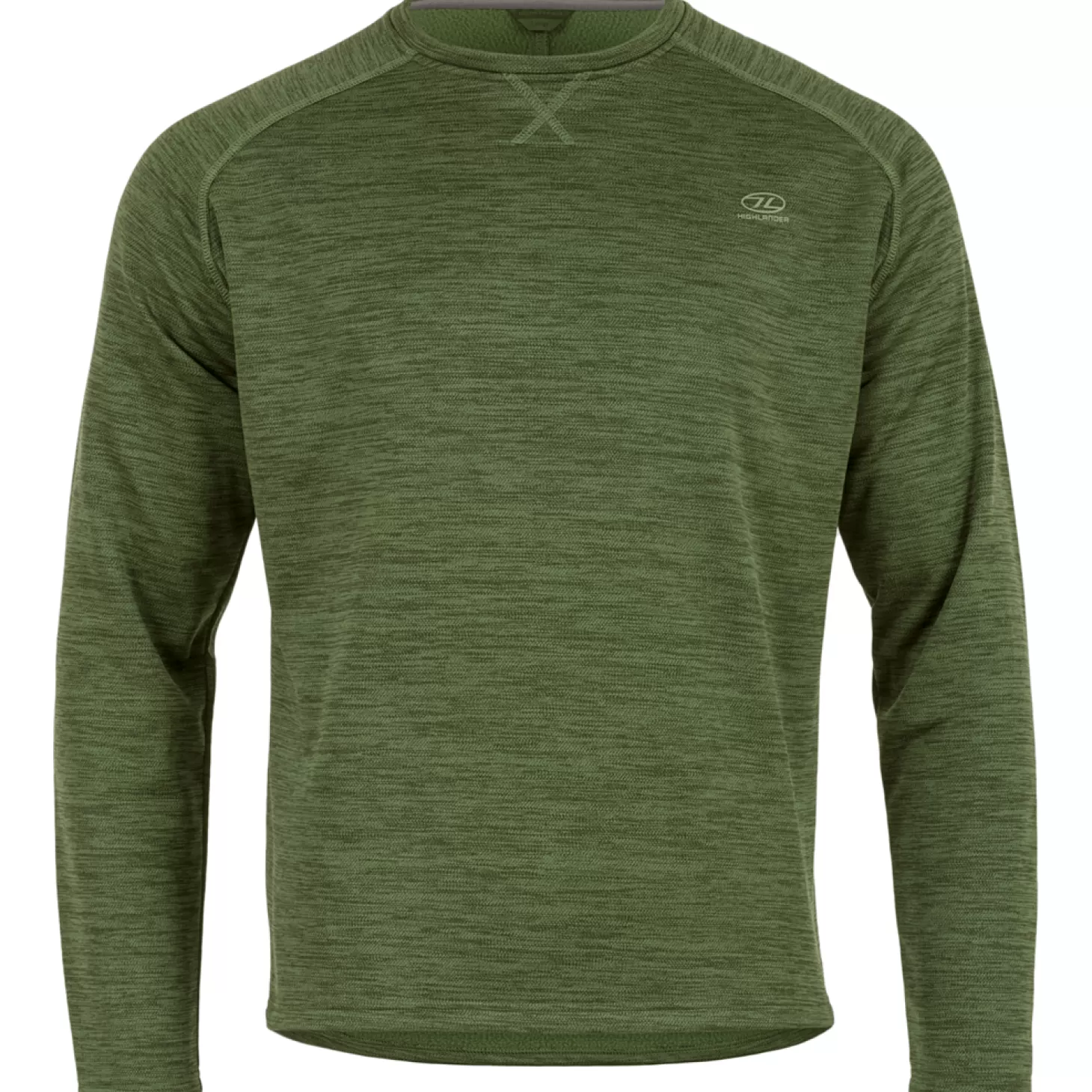 Herre Highlander Mid-Layer - Crew Neck Sweater - Gron