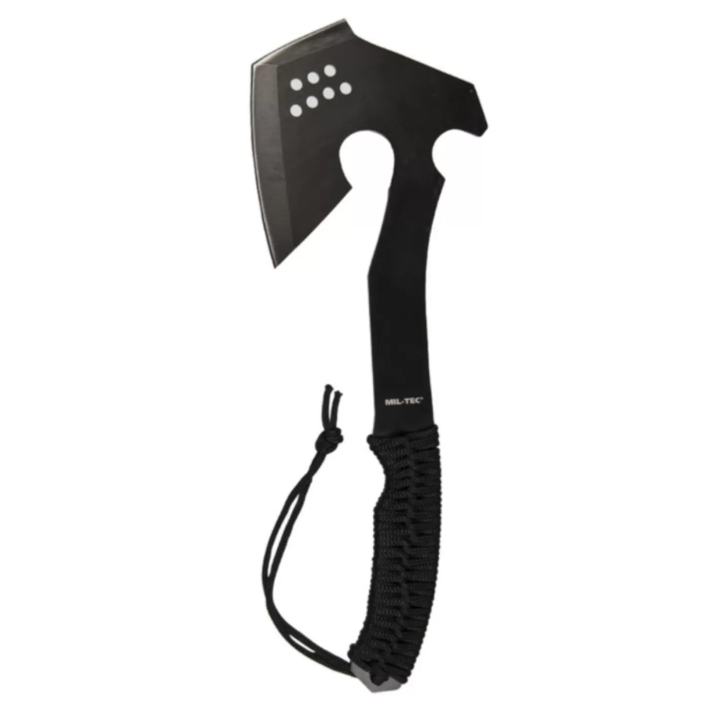 Mil-Tec Okse - Black Paracord Axe - Stal - Inkl Pose