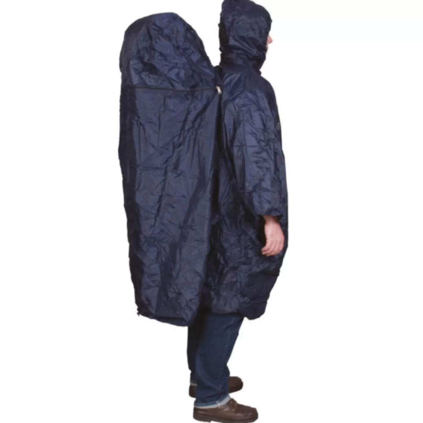 TravelSafe Poncho - Med Plads Til Backpack - Bla