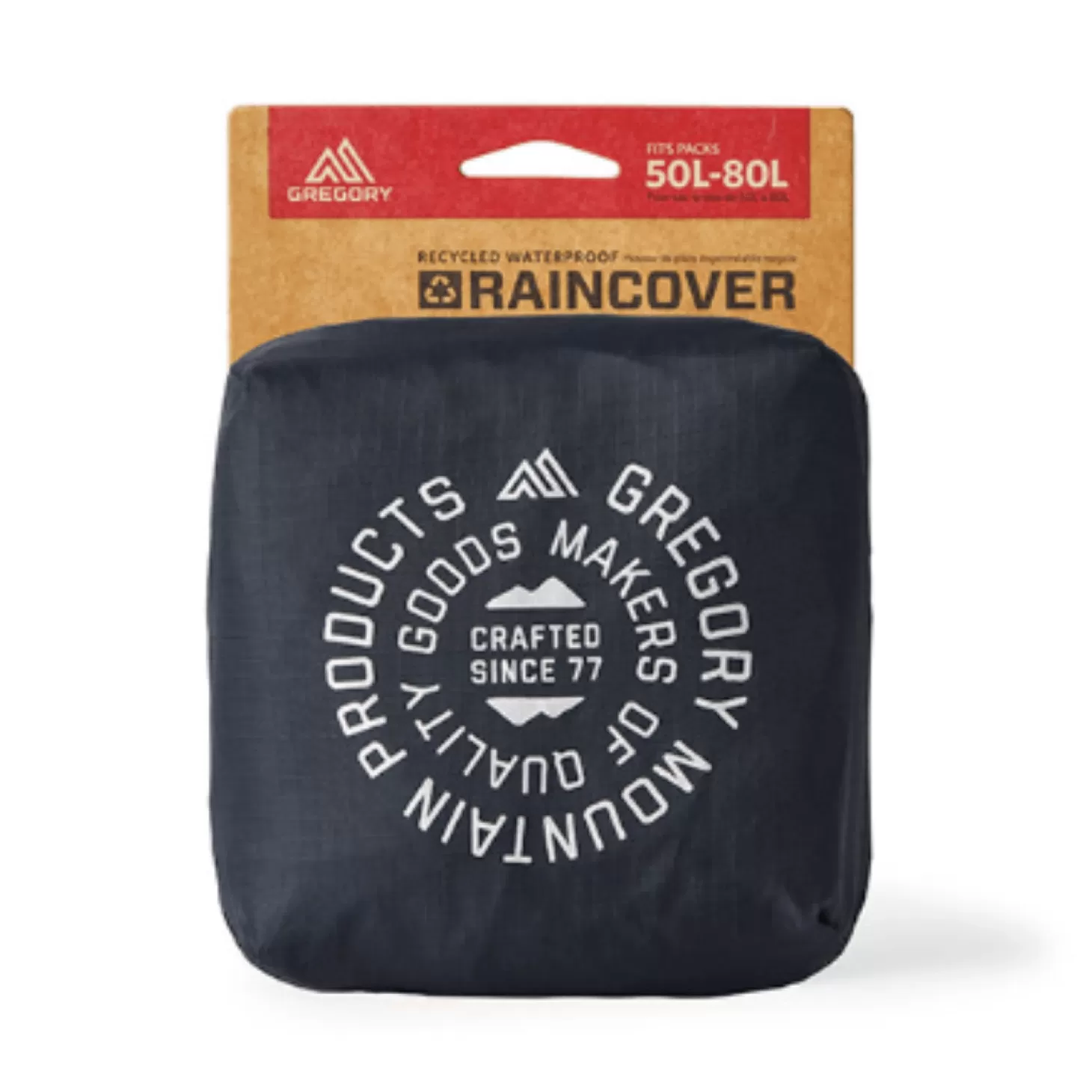 Gregory Raincover - Tech Access - 50-80 Liter - Sort