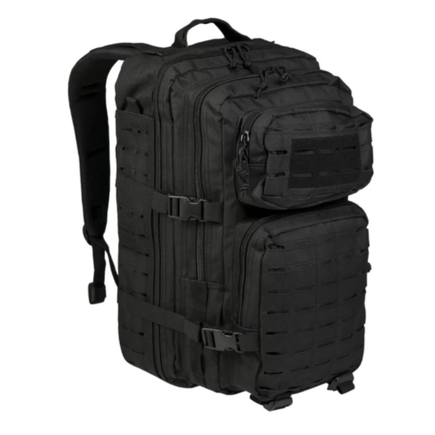 Mil-Tec Rygsaek - Us Black Laser Cut Backpack - 36L - Sort