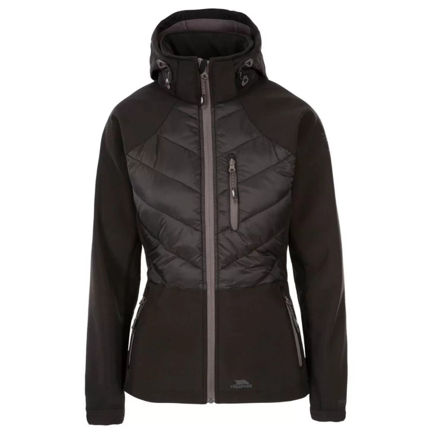 Dame Trespass Softshell Jakke Dame - Elvira - Sort