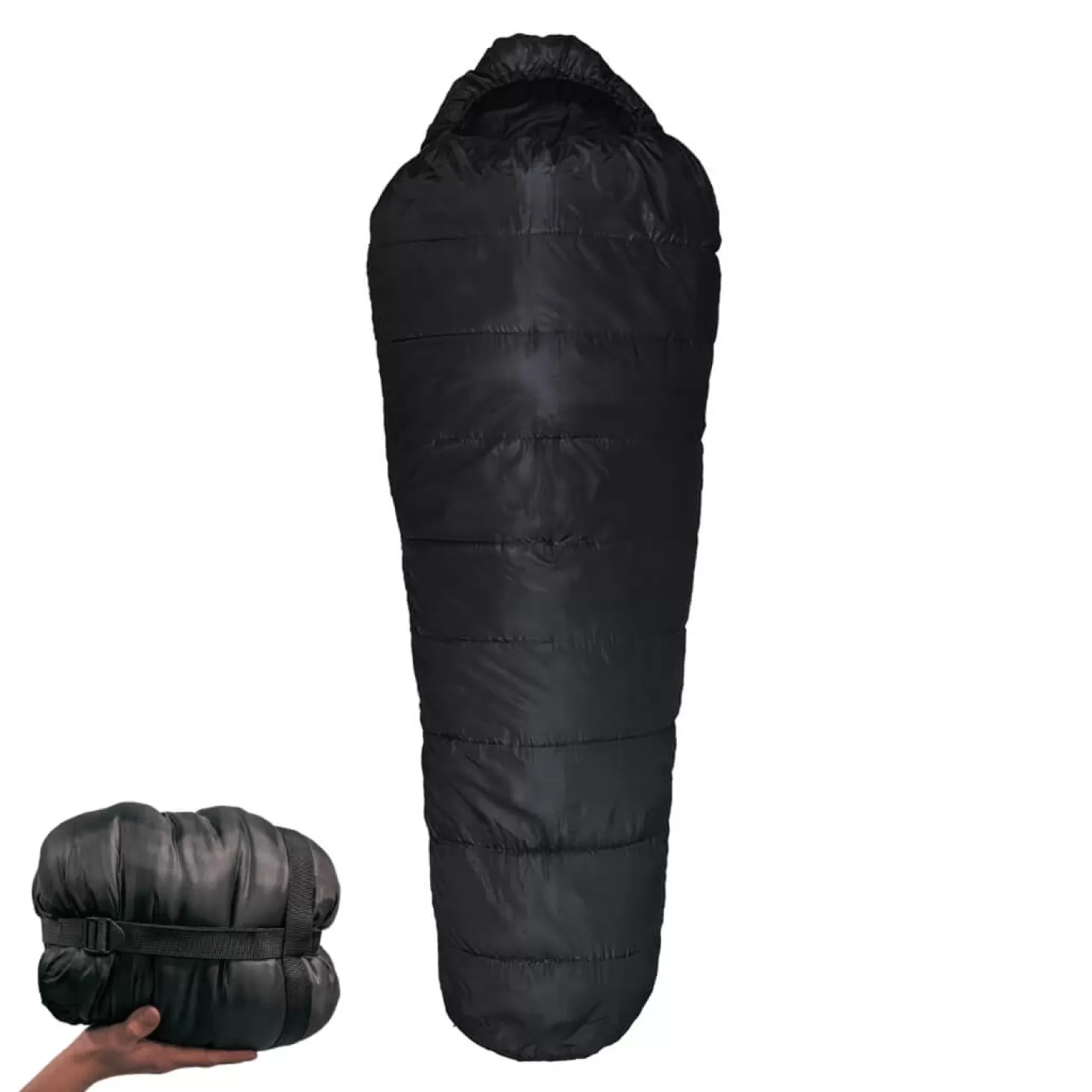 Treklife Sovepose - Horizon 220 - 4 Sæsons - Sort