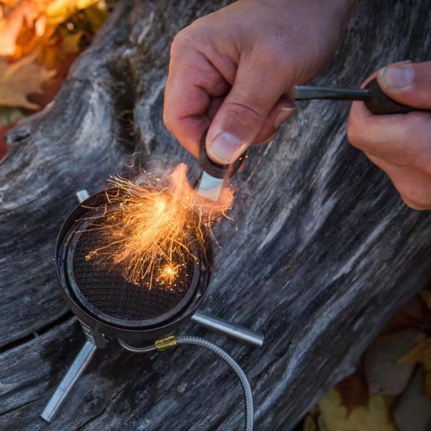 Light My Fire Taendstal - Firesteel Bio - Sort