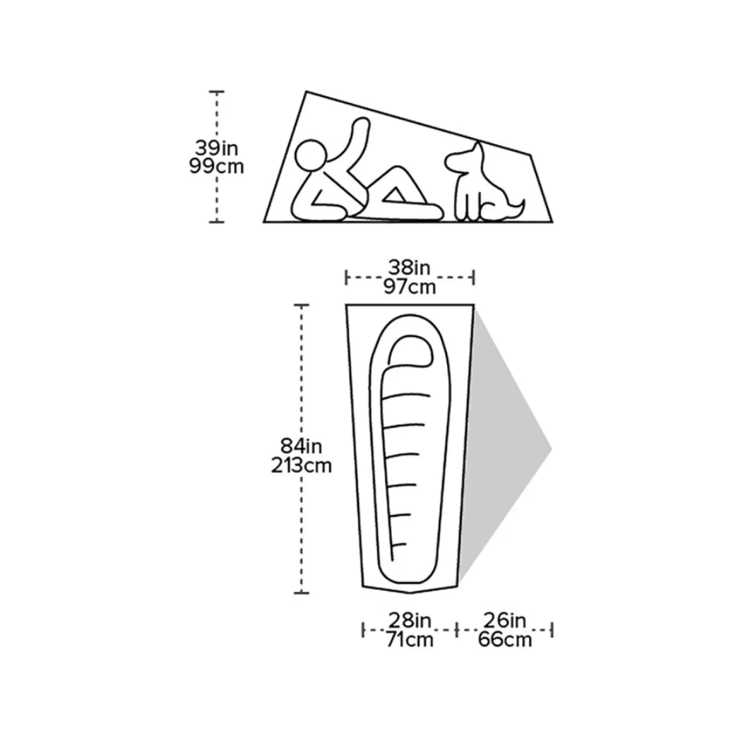 Big Agnes Telt - Tiger Wall Ul1 Solution Dye - 1 Person - Ultra-Letvaegtig