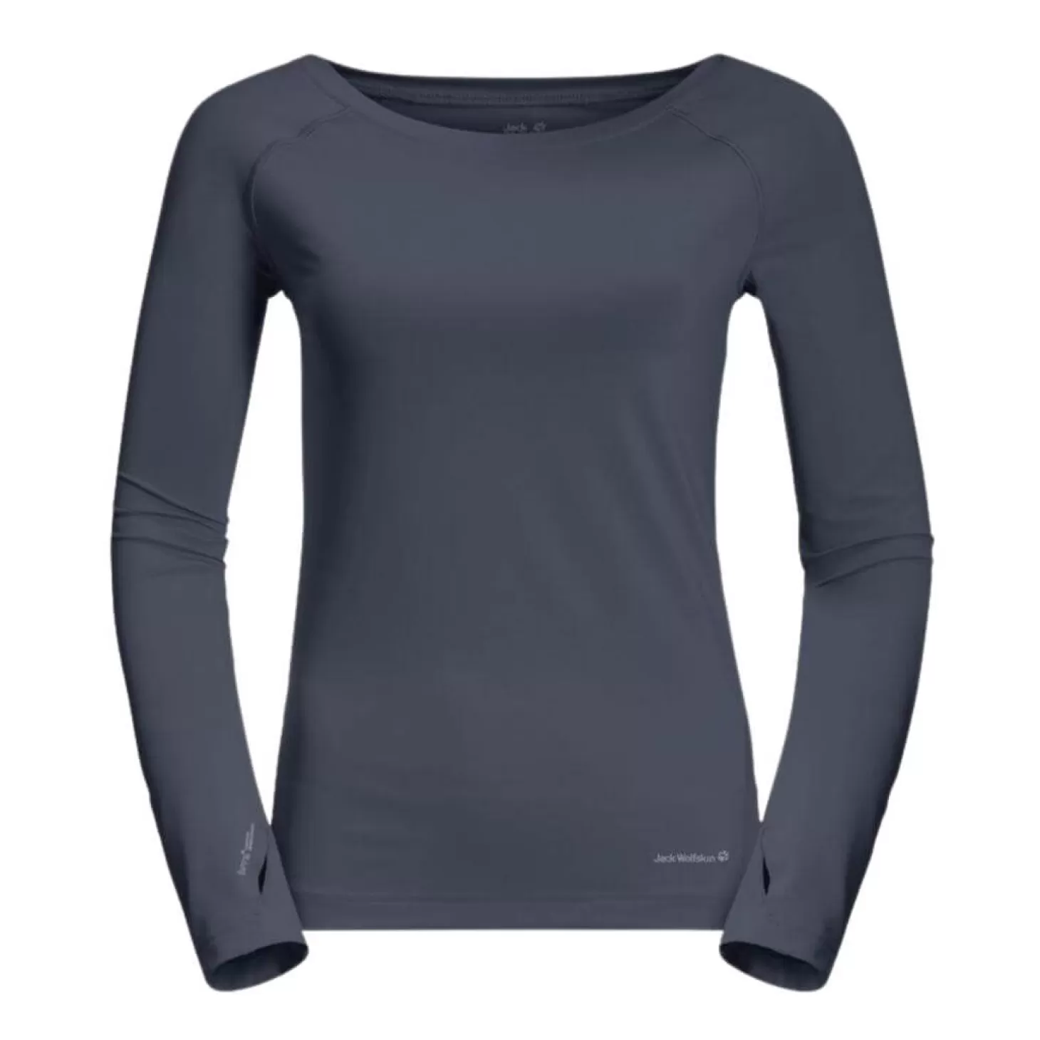 Dame Jack Wolfskin Troje Til Dame - Tasman L/S W - Morkebla