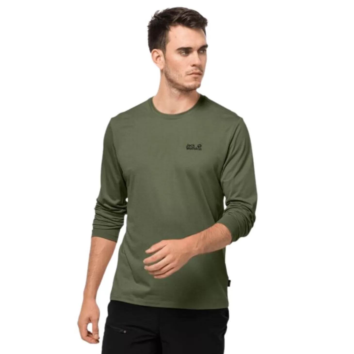 Herre Jack Wolfskin Troje Til Herre - Sky Thermal Ls T M - Gron