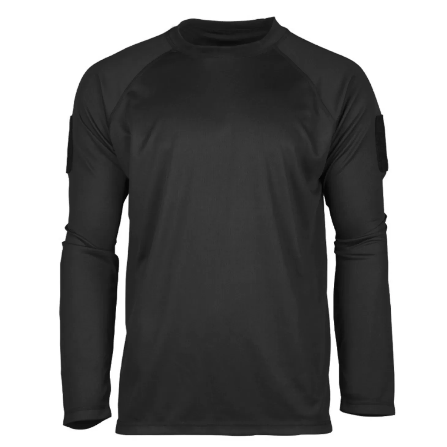 Herre Mil-Tec T-Shirt - Langaermet - Tactical Quickdry - Sort