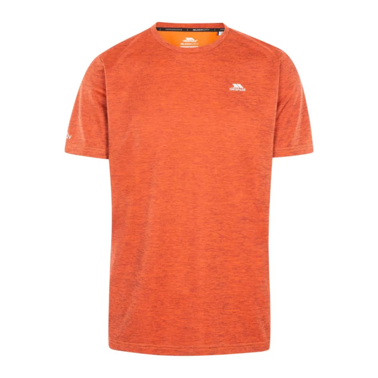 Herre Trespass T-Shirt Herre - Raeran Quick-Dry - Orange