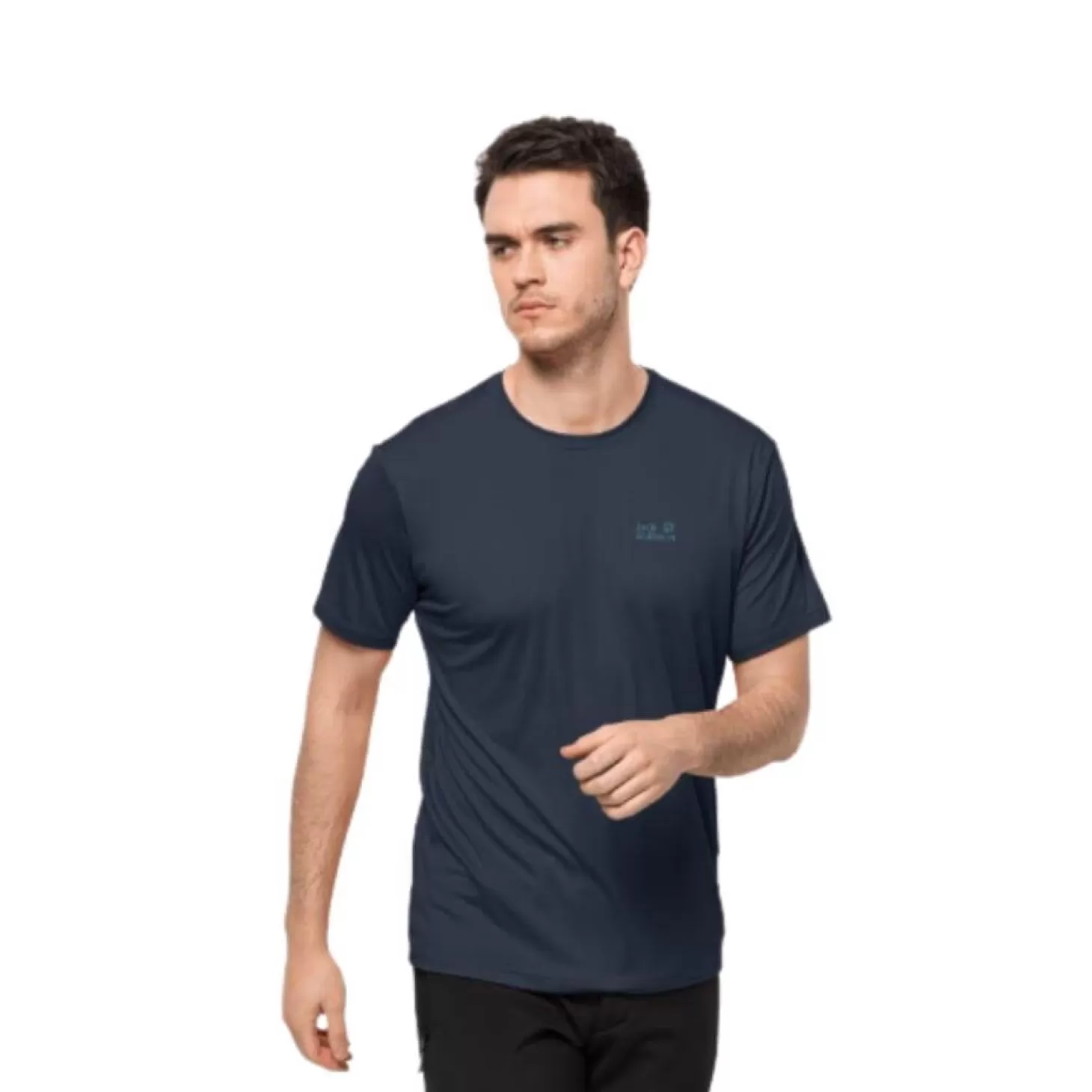 Herre Jack Wolfskin T-Shirt Til Herre - Tech T M - Bla