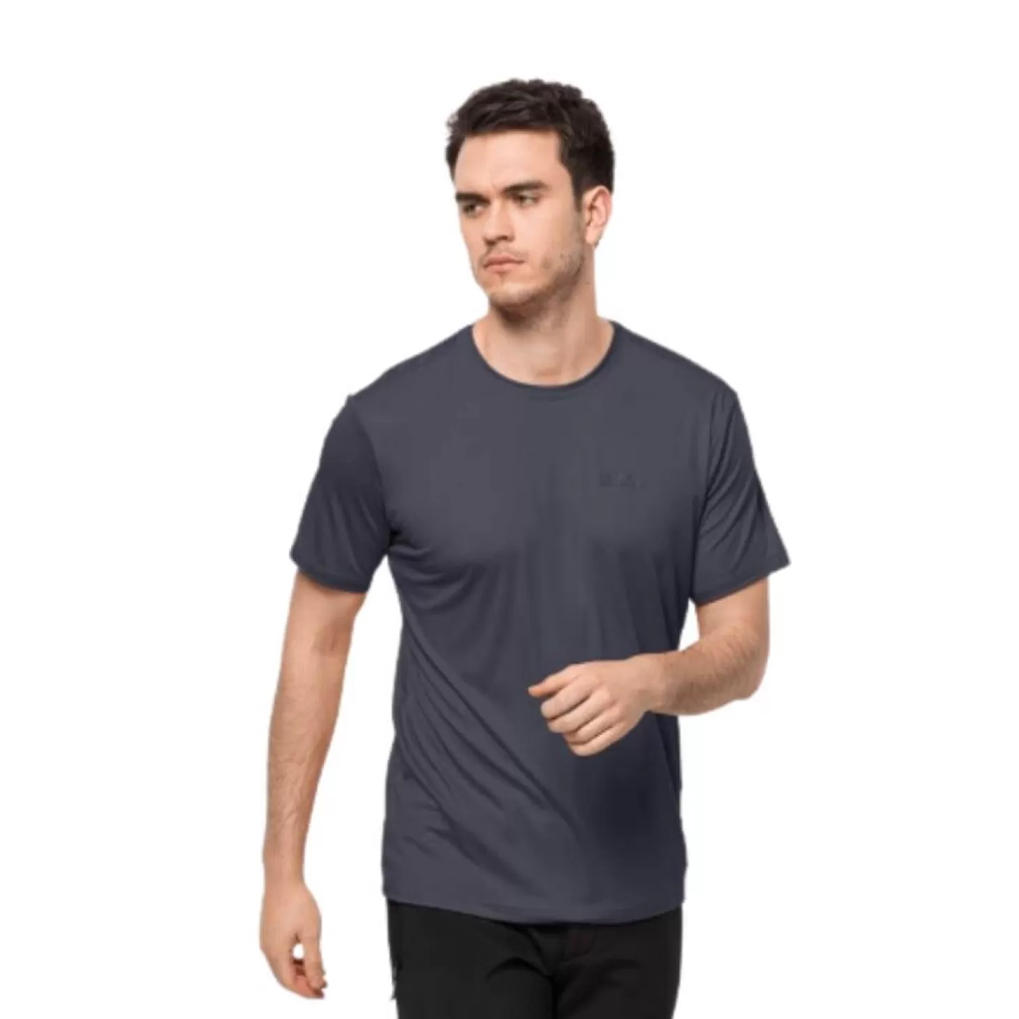 Herre Jack Wolfskin T-Shirt Til Herre - Tech T M - Gra