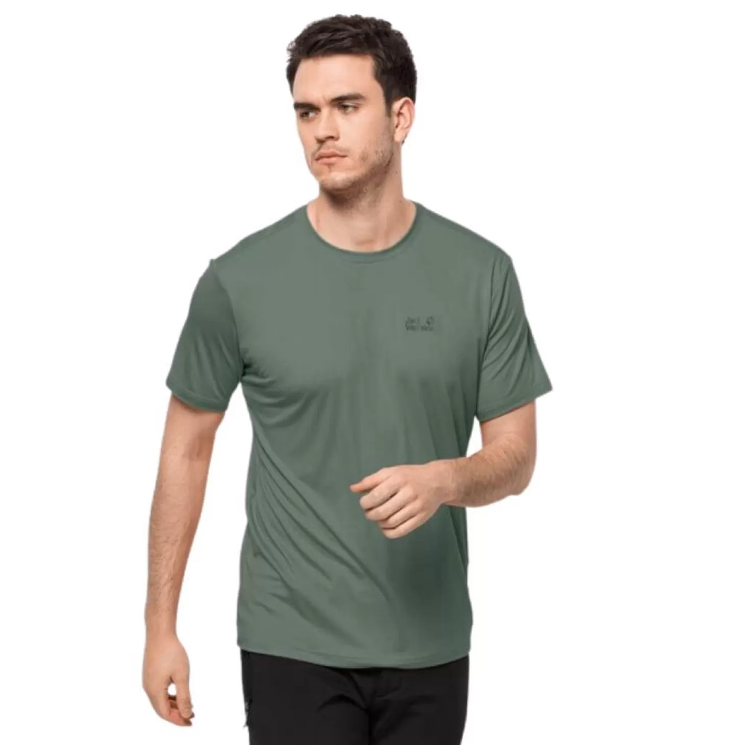 Herre Jack Wolfskin T-Shirt Til Herre - Tech T M - Gron