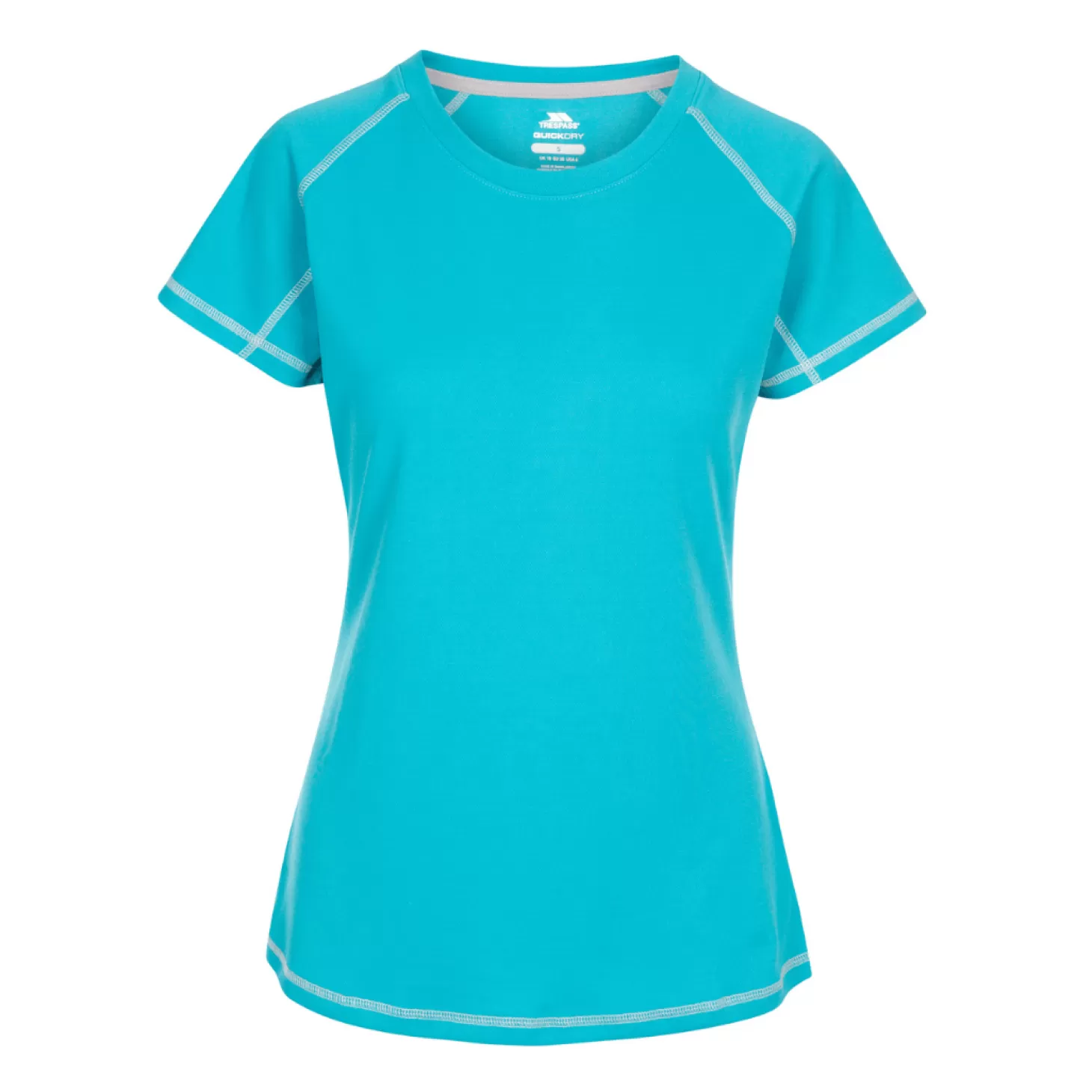 Dame Trespass T-Shirt Til Kvinder - Viktoria - Lysebla (Kun Xs Tilbage)