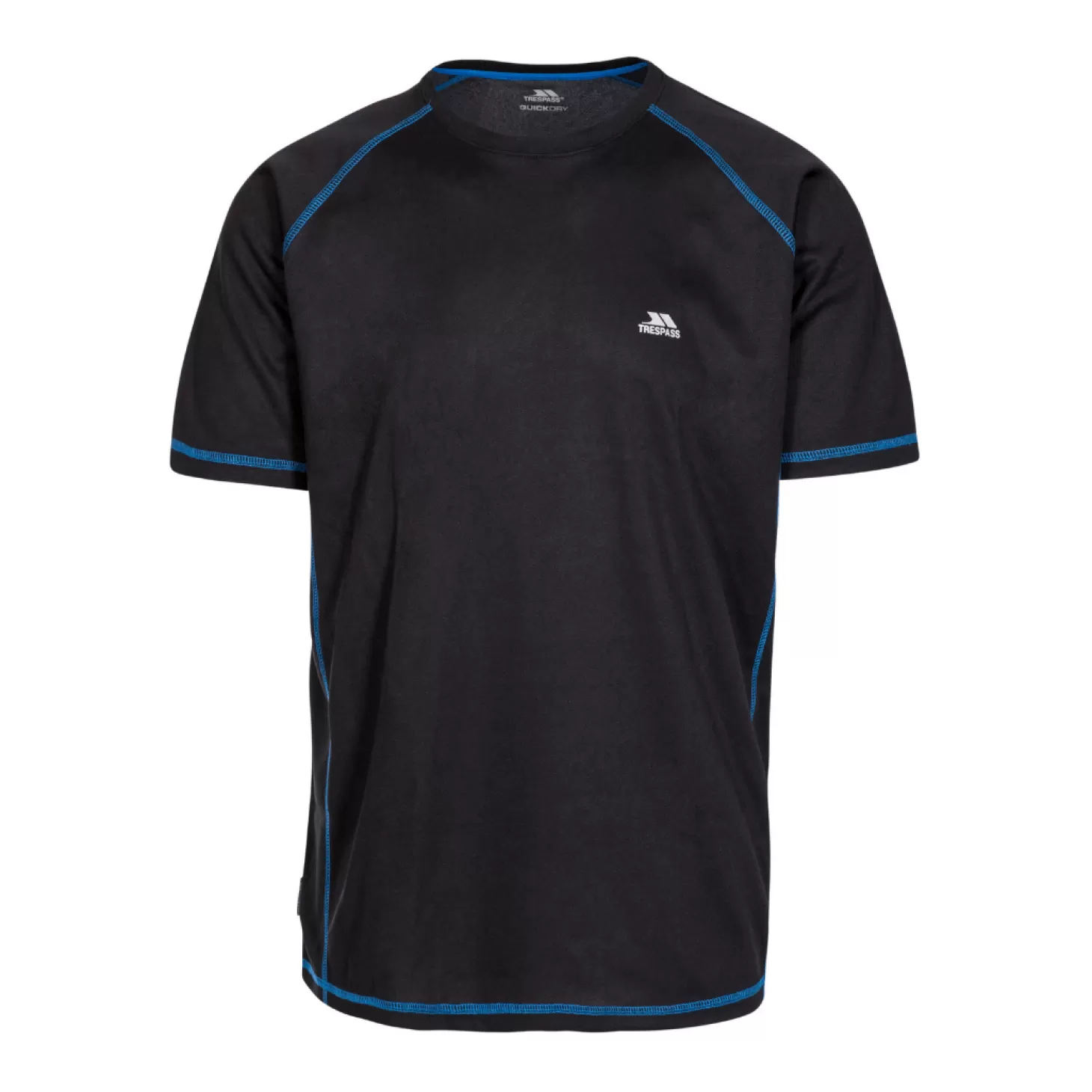 Herre Trespass T-Shirt Til Maend - Albert - Sort (Kun Small Tilbage)