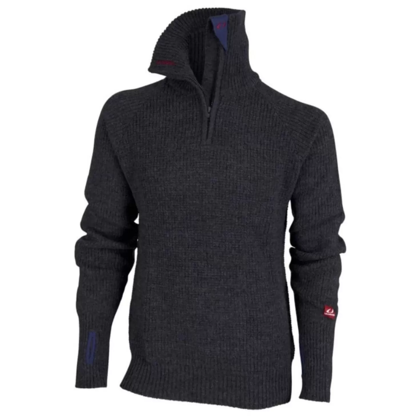 Herre Ulvang Uld Sweater - Rav Zip - 100% Uld - Sort