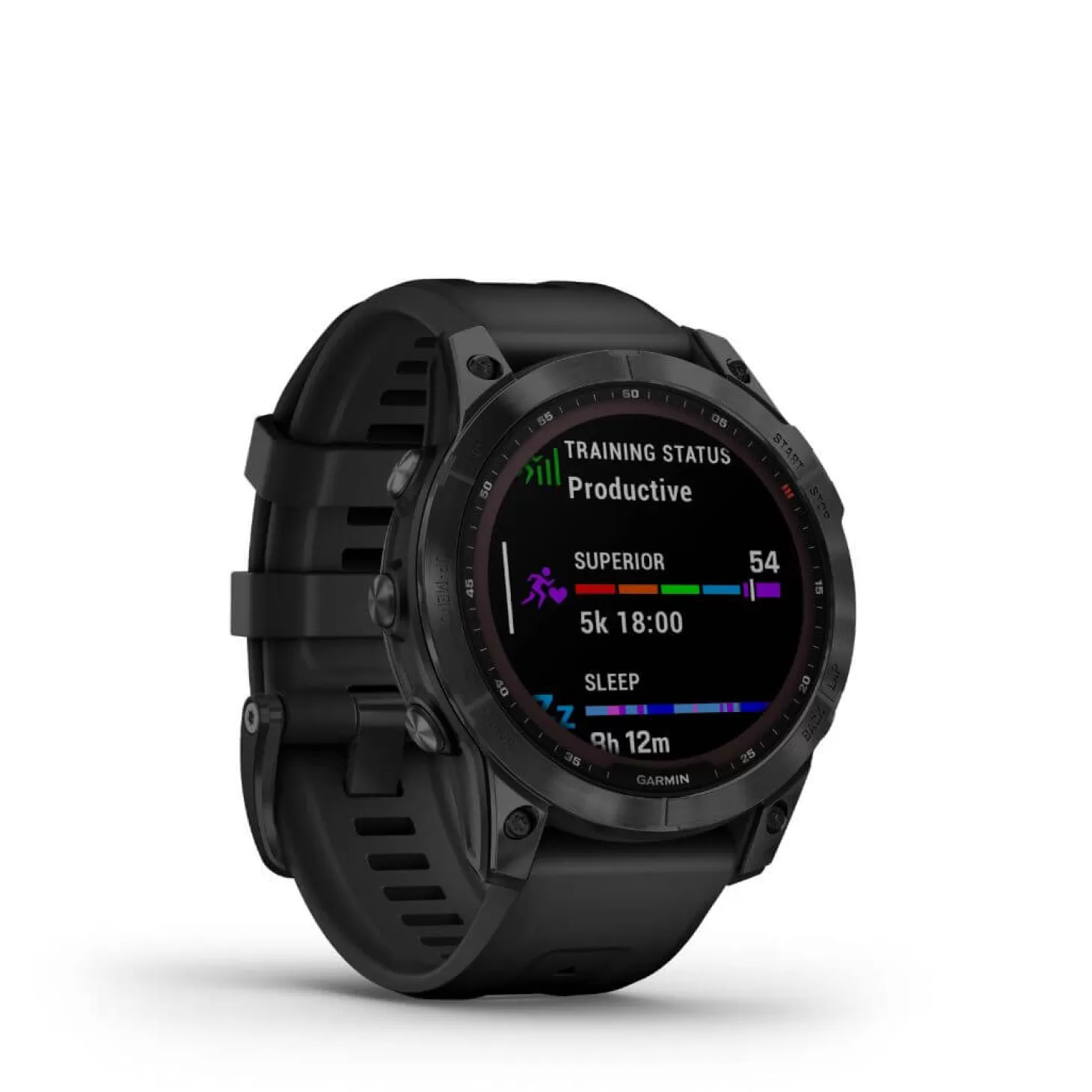 Garmin Ur - Fenix 7 Sapphire Solar - 47 Mm - Sort