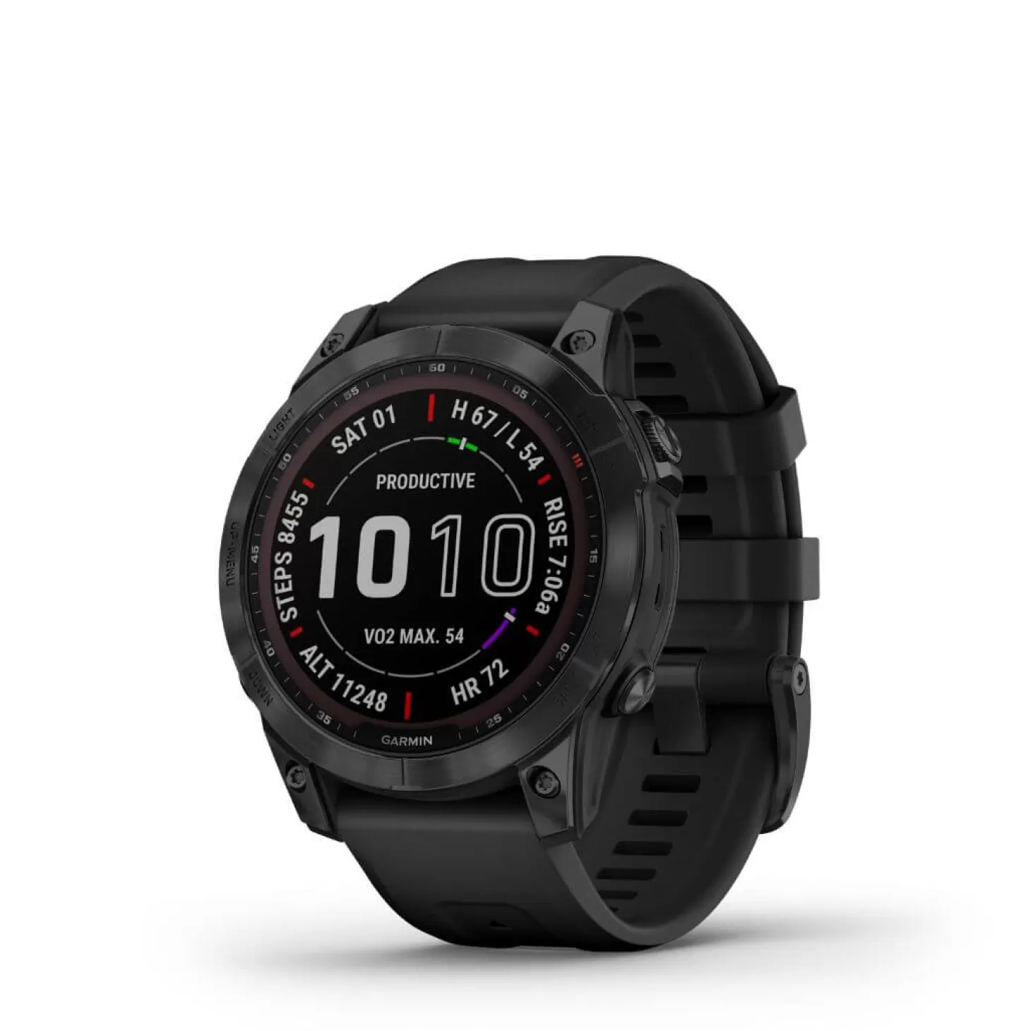 Garmin Ur - Fenix 7 Sapphire Solar - 47 Mm - Sort