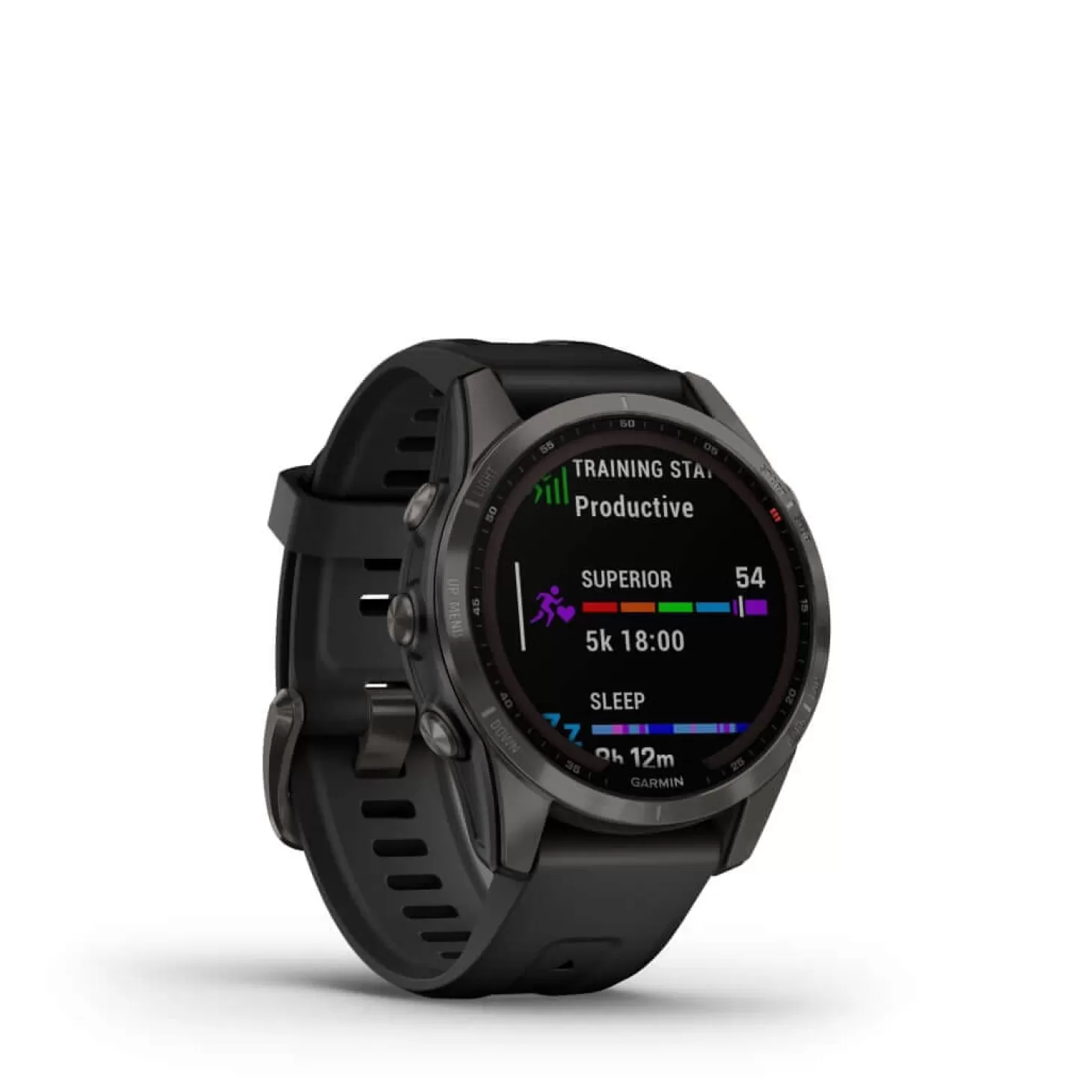 Garmin Ur - Fenix 7S Sapphire Solar - 42 Mm - Sort