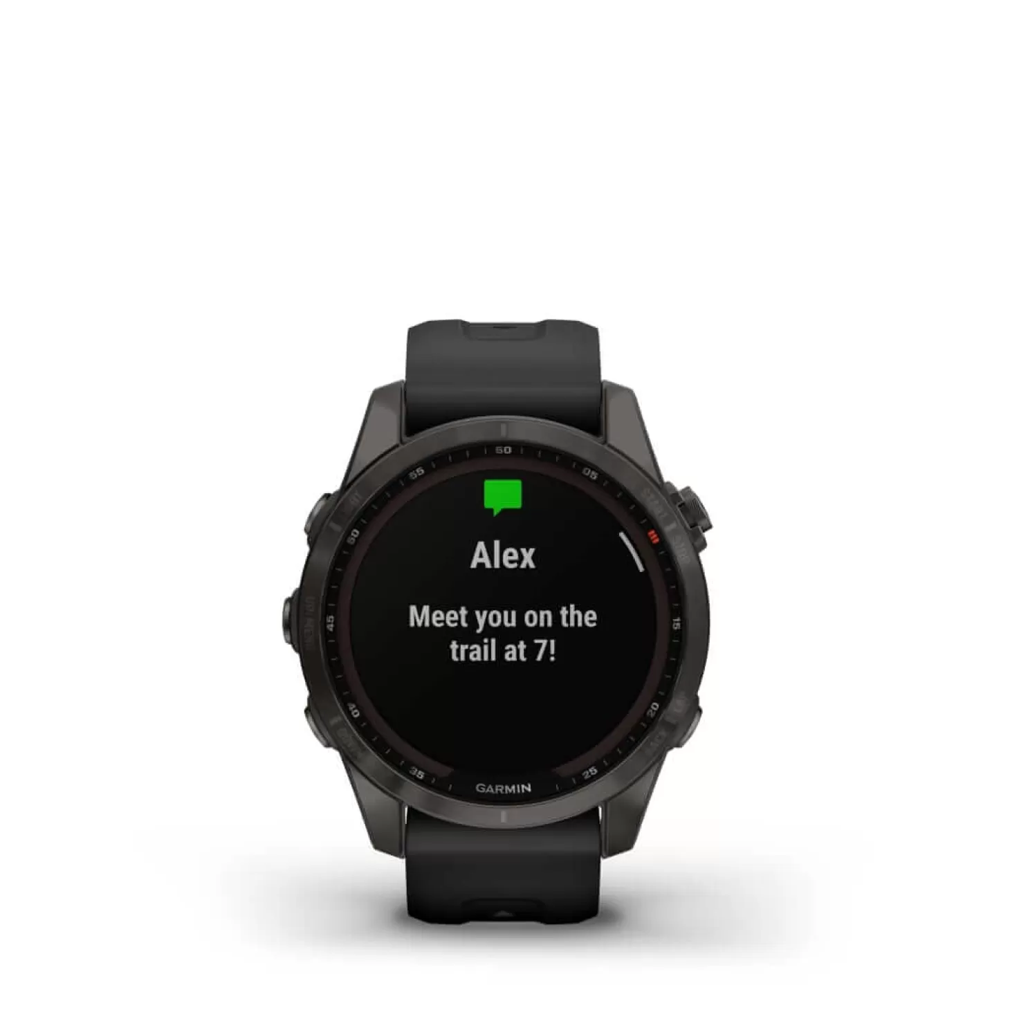 Garmin Ur - Fenix 7S Sapphire Solar - 42 Mm - Sort