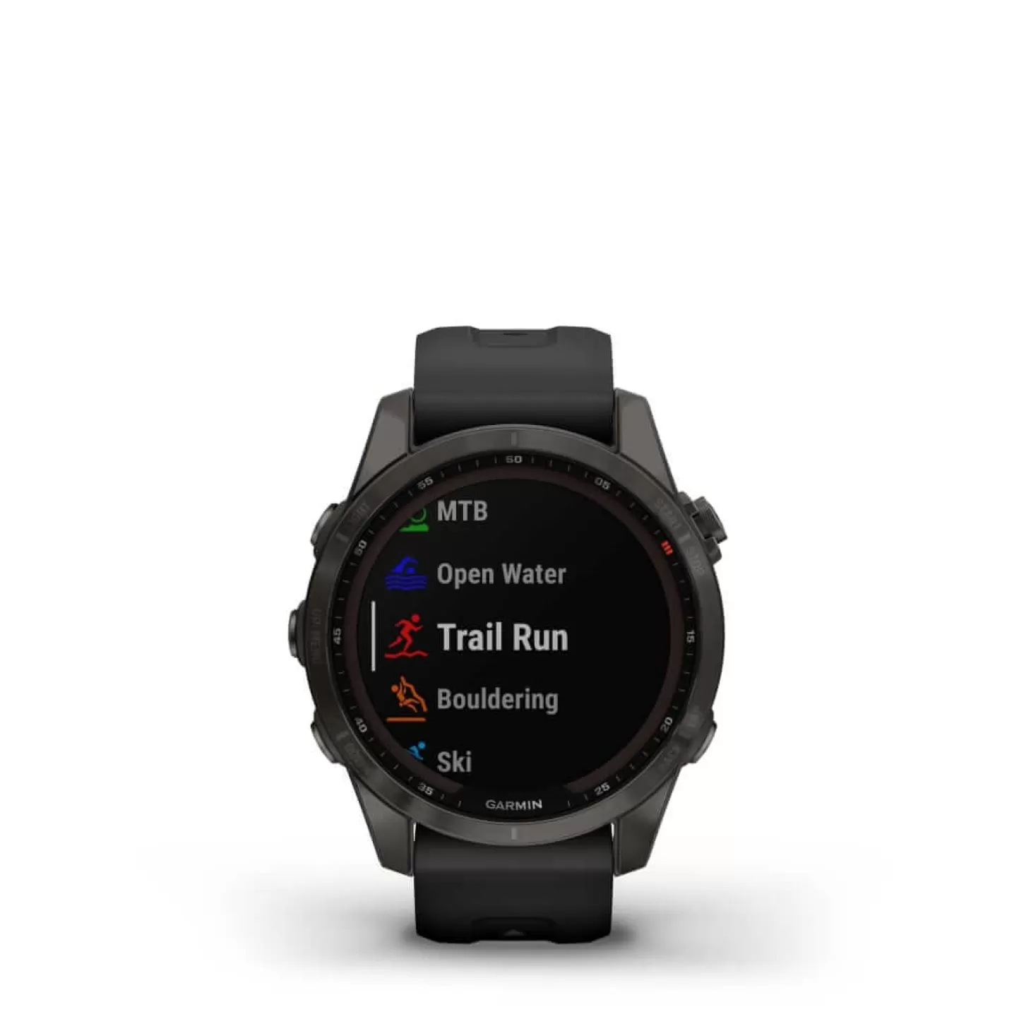 Garmin Ur - Fenix 7S Sapphire Solar - 42 Mm - Sort