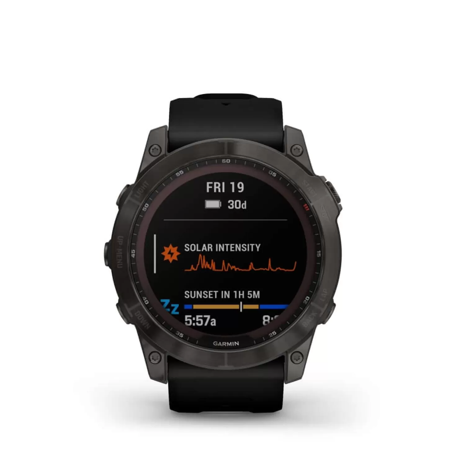 Garmin Ur - Fenix 7X Sapphire Solar - 51 Mm - Sort