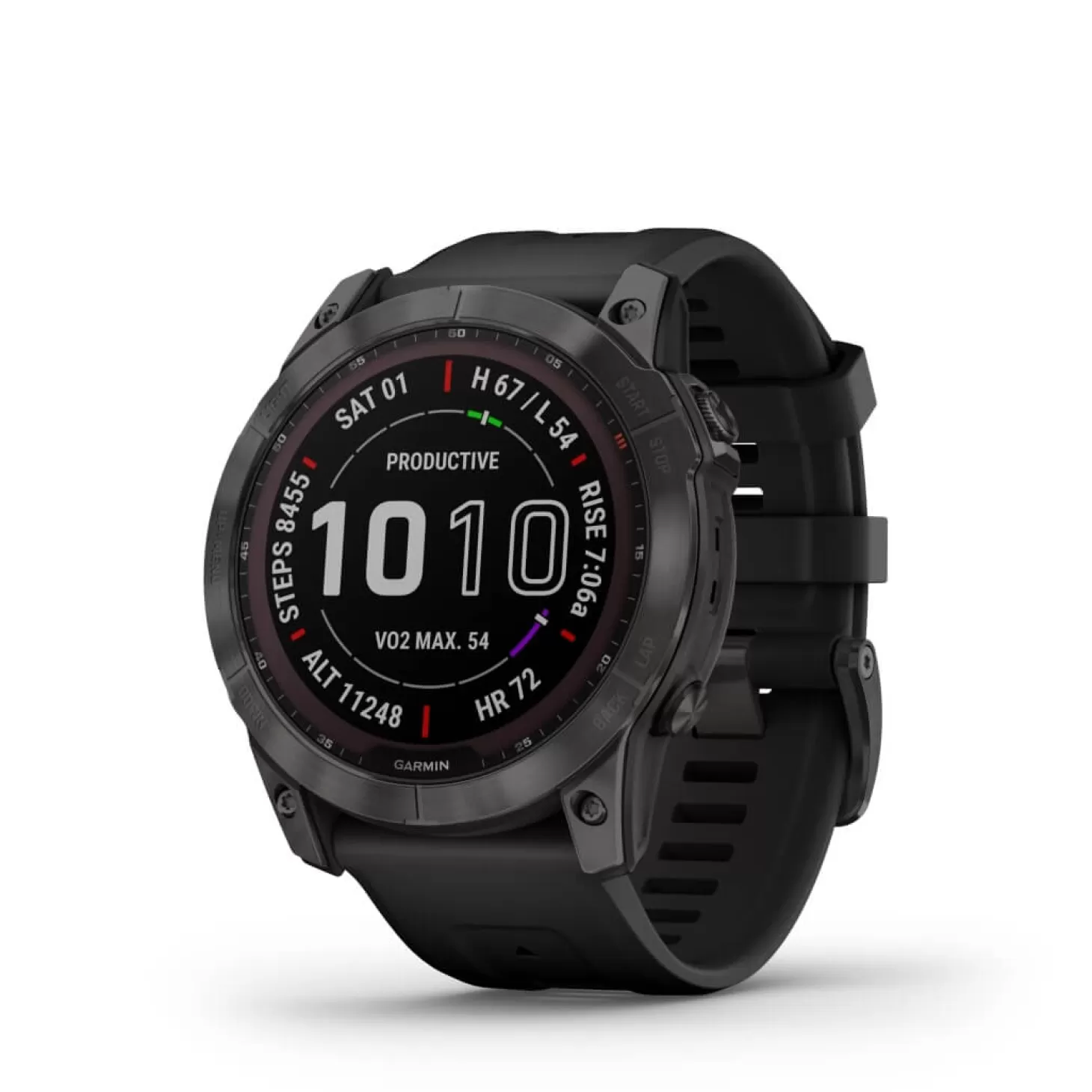 Garmin Ur - Fenix 7X Sapphire Solar - 51 Mm - Sort
