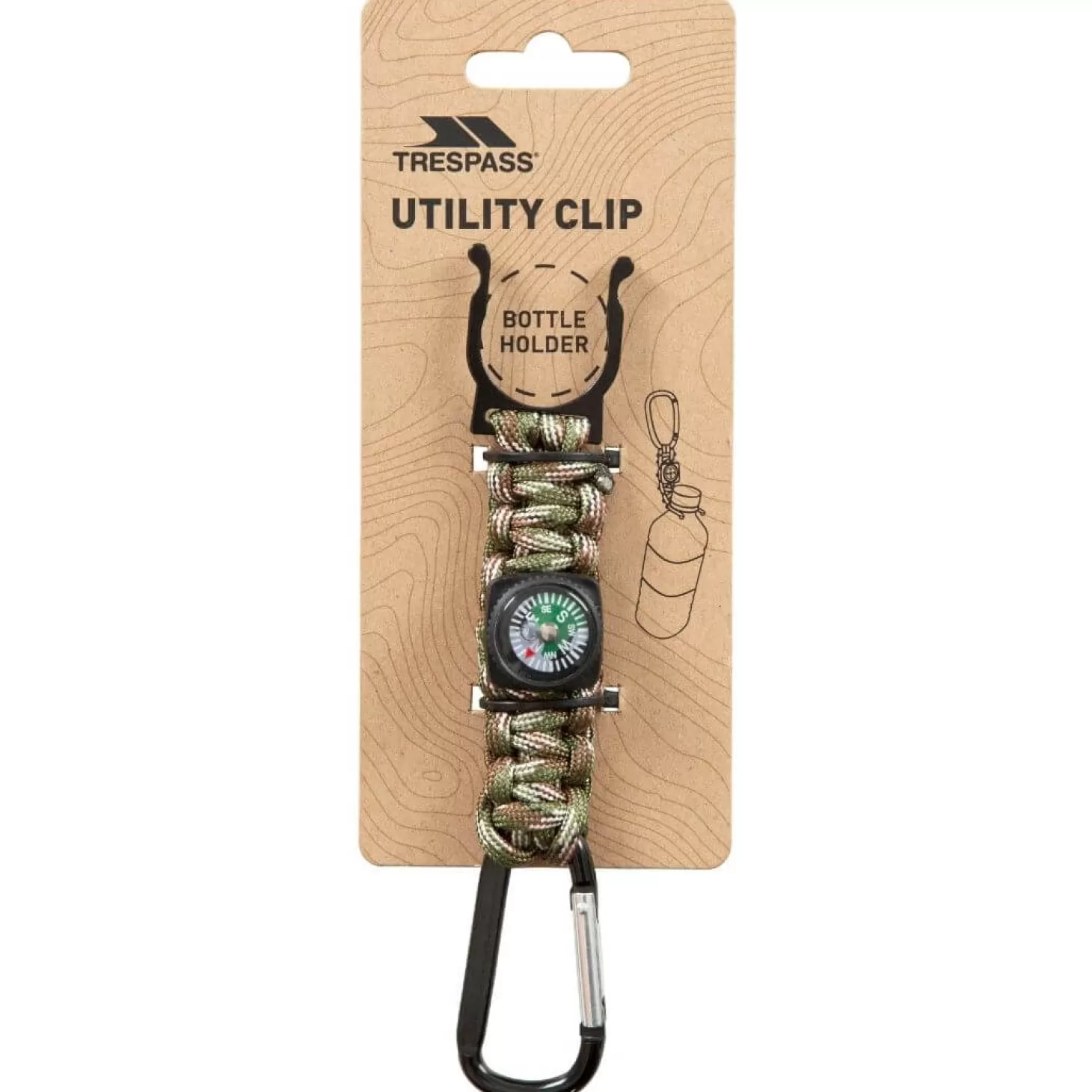 Trespass Utility Clip - - Camouflage