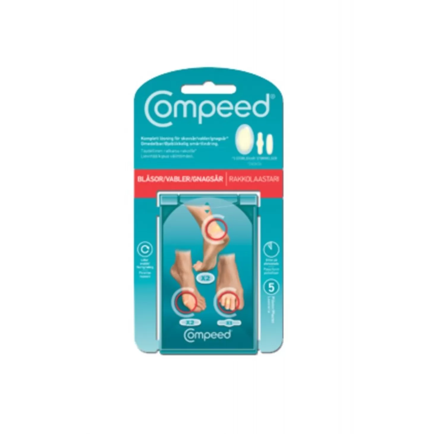 Compeed Vabelplaster Mix - 5 Stk